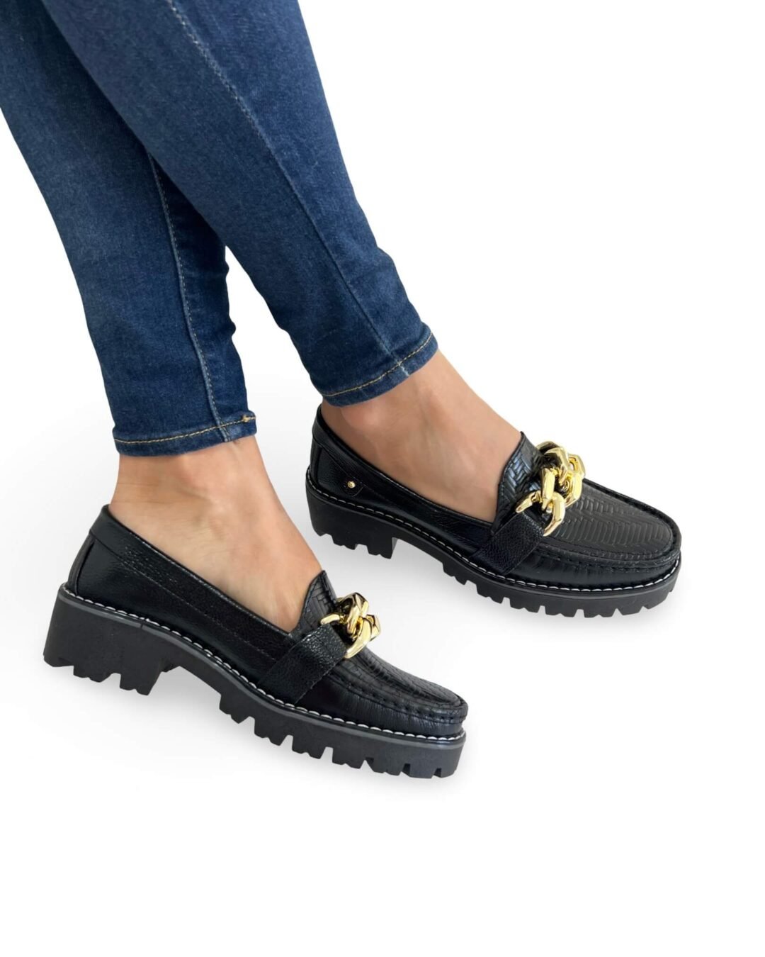 Mocasin Retro Negro