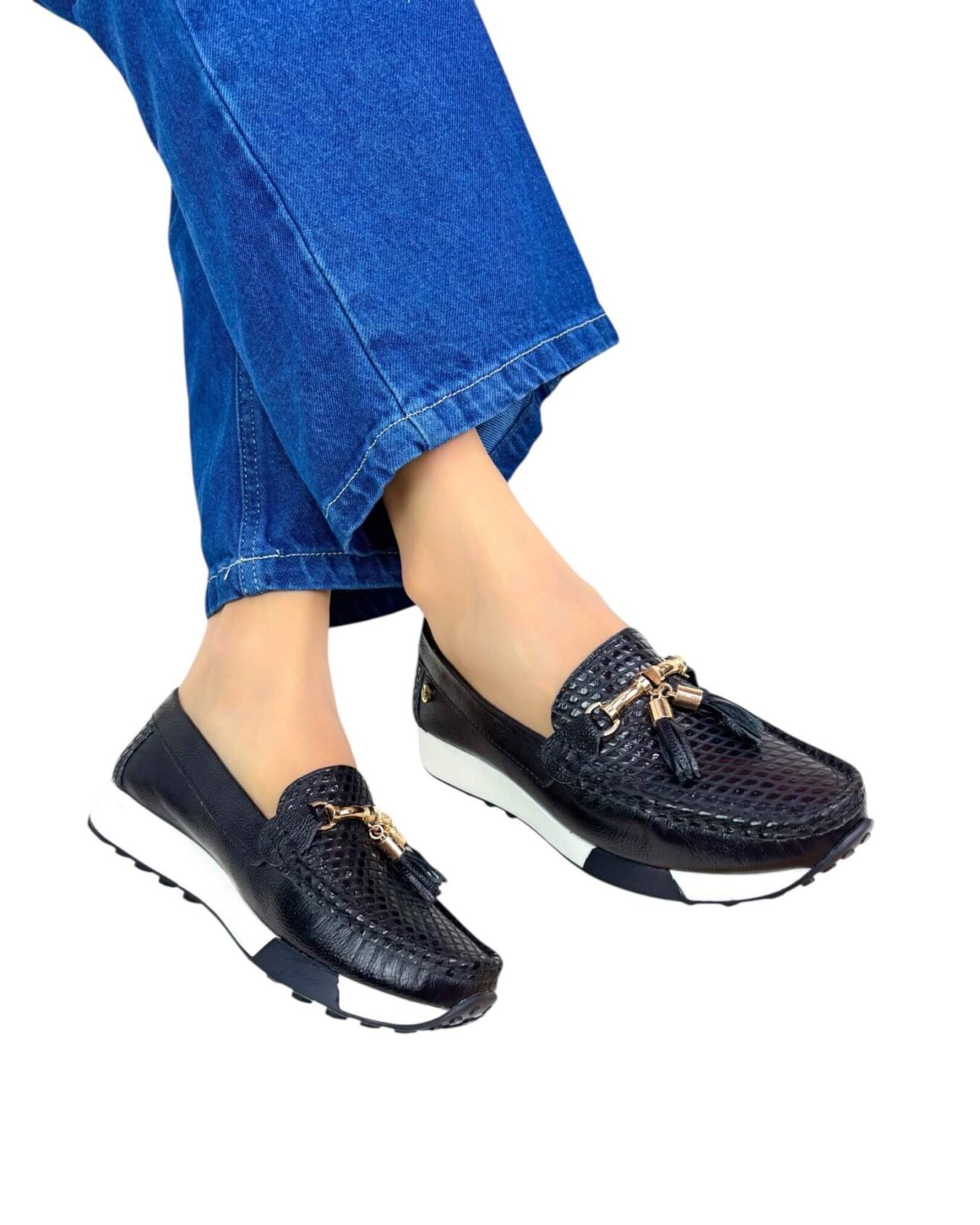 Mocasin Georgina Negro