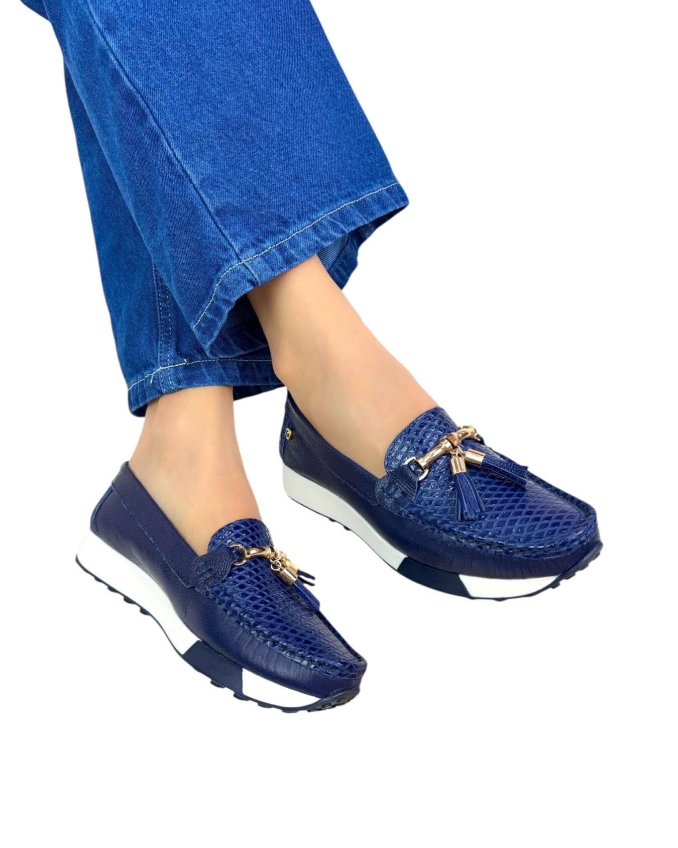 Mocasin Georgina Azul