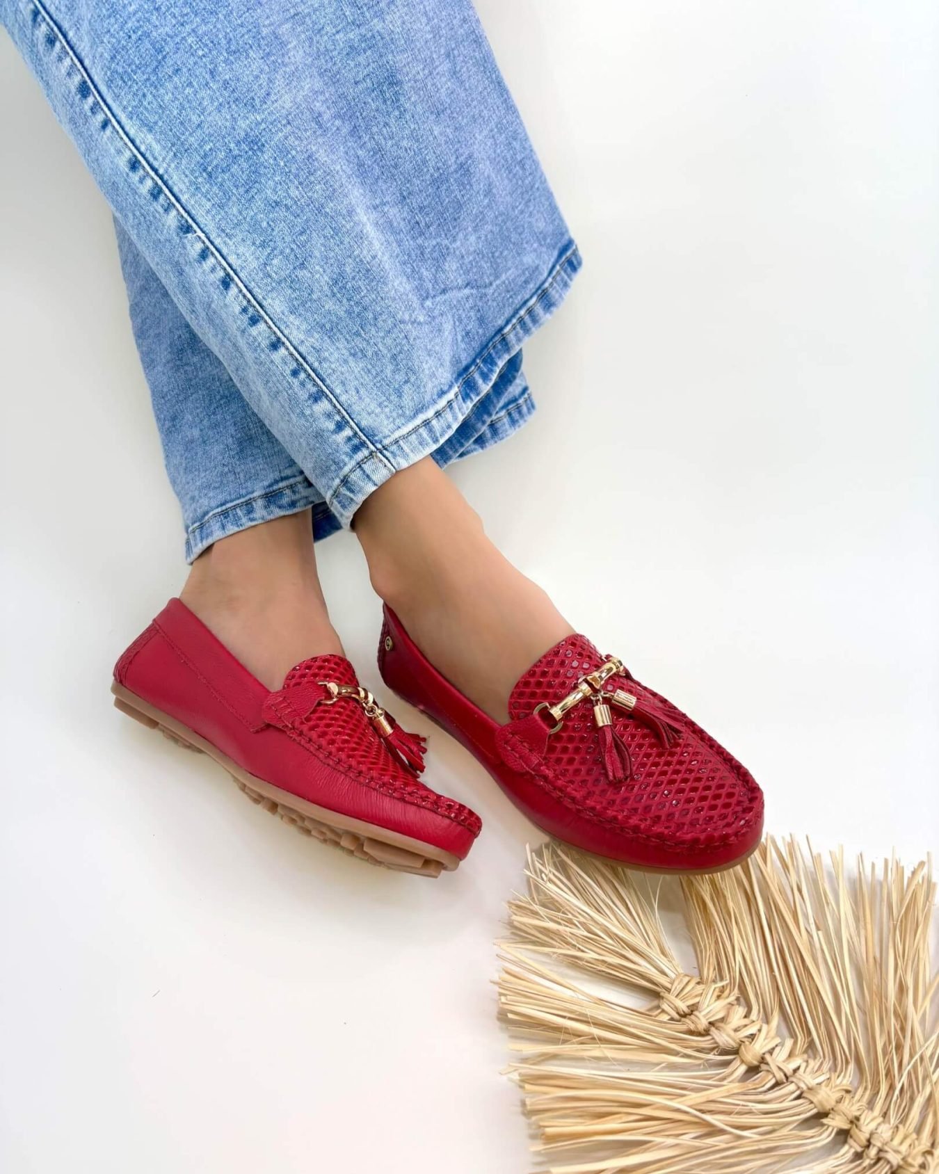 Mocasin Lolita Rojo