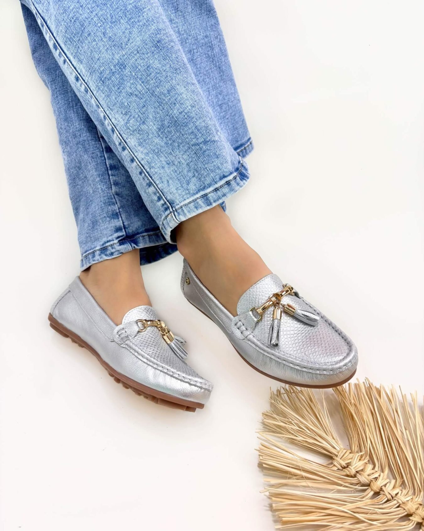 Mocasin Lolita Plata