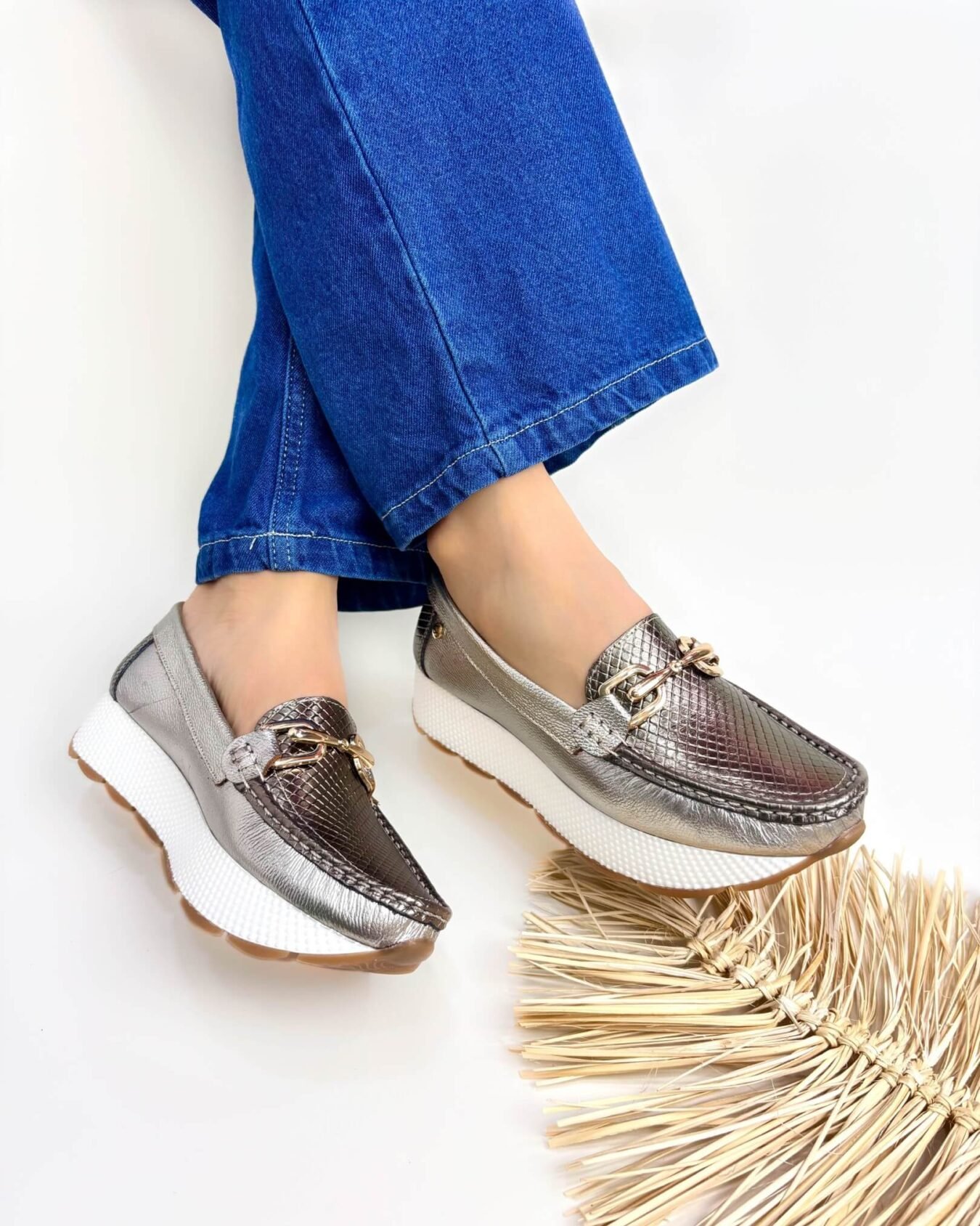 Mocasin Verona Bronce luna x Fusil T058