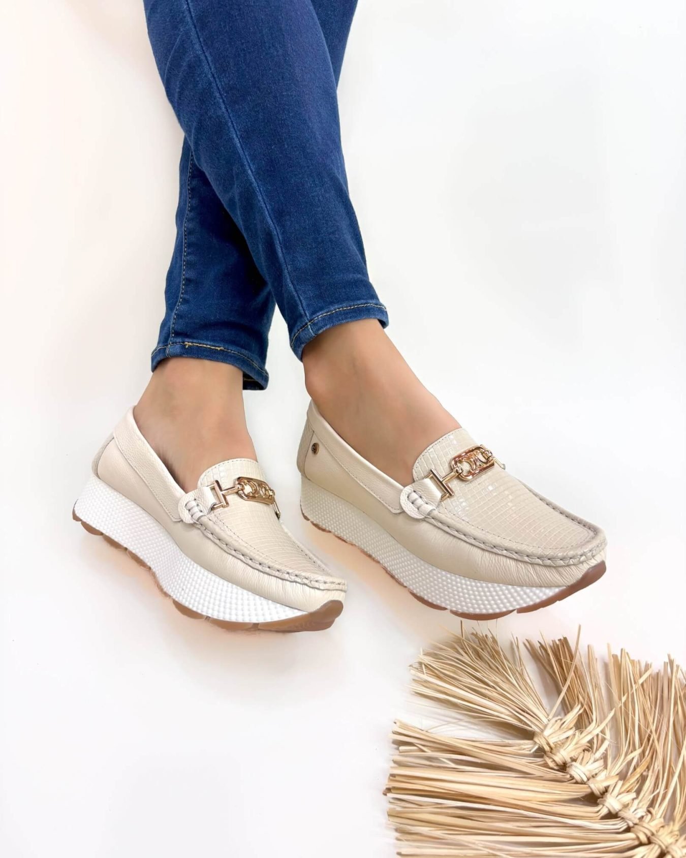 Mocasin Verona Beige T058