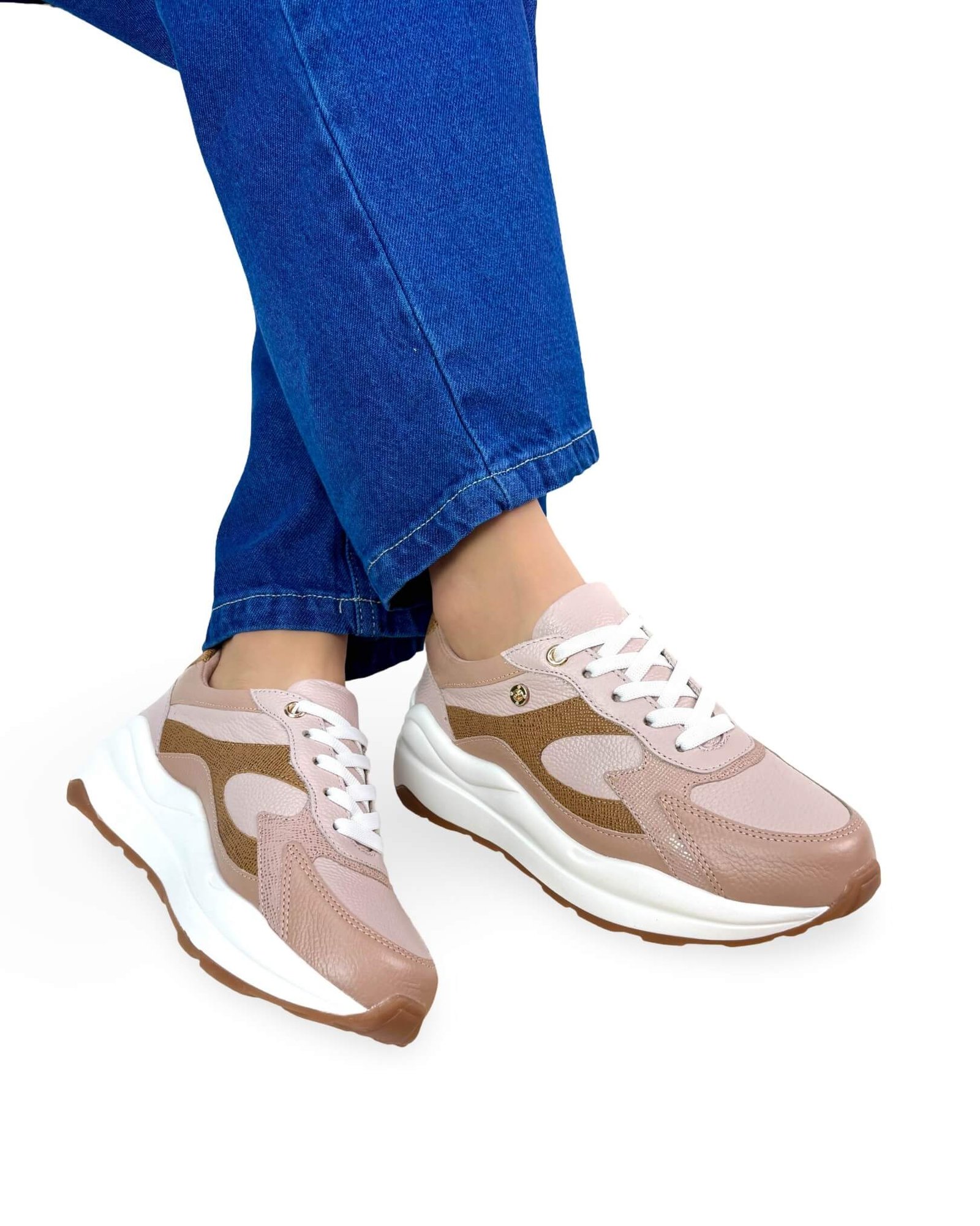 Deportivo Sara Tonos Taupe x Folia (Rosa)