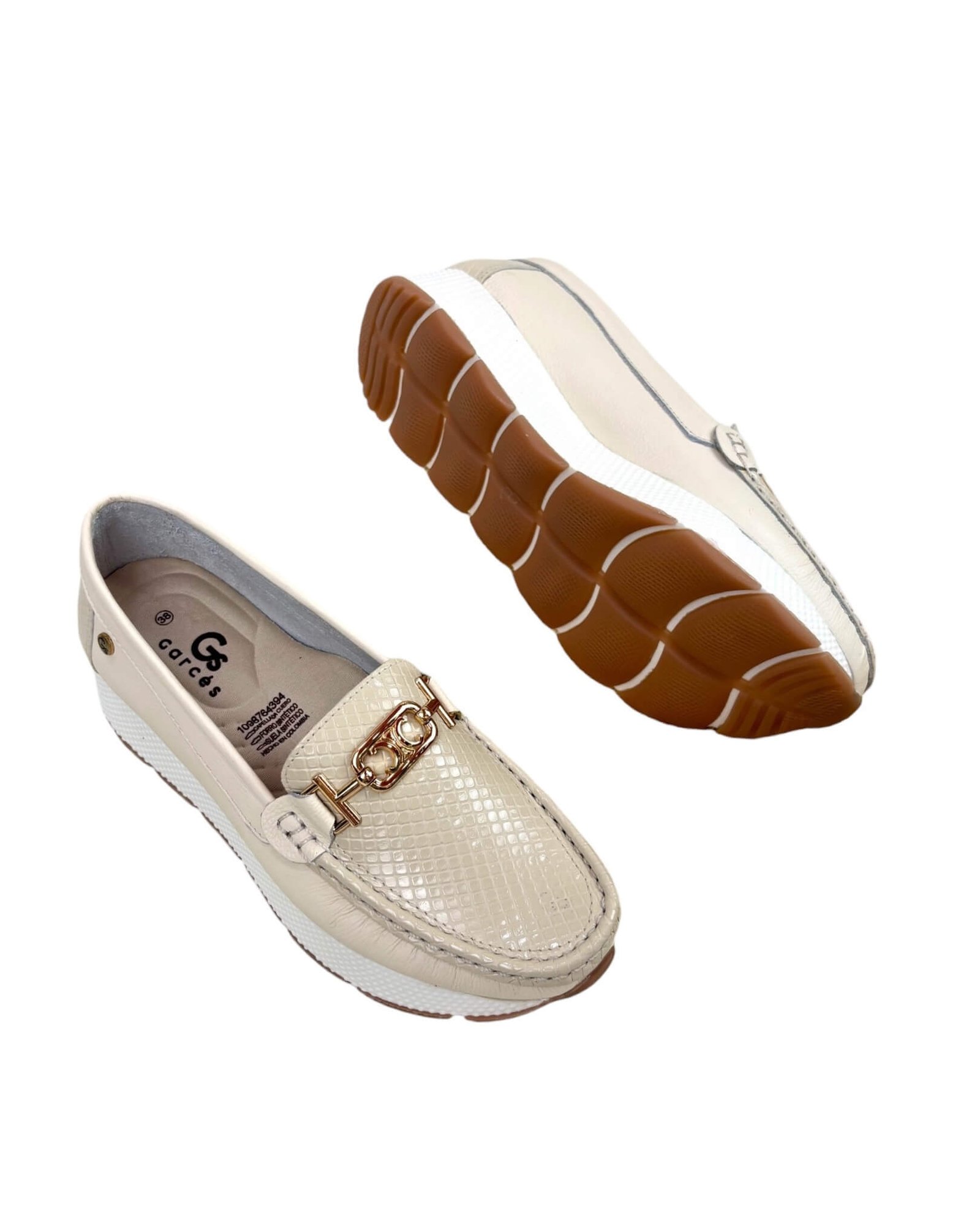 Mocasin Verona Beige T058 - Image 4