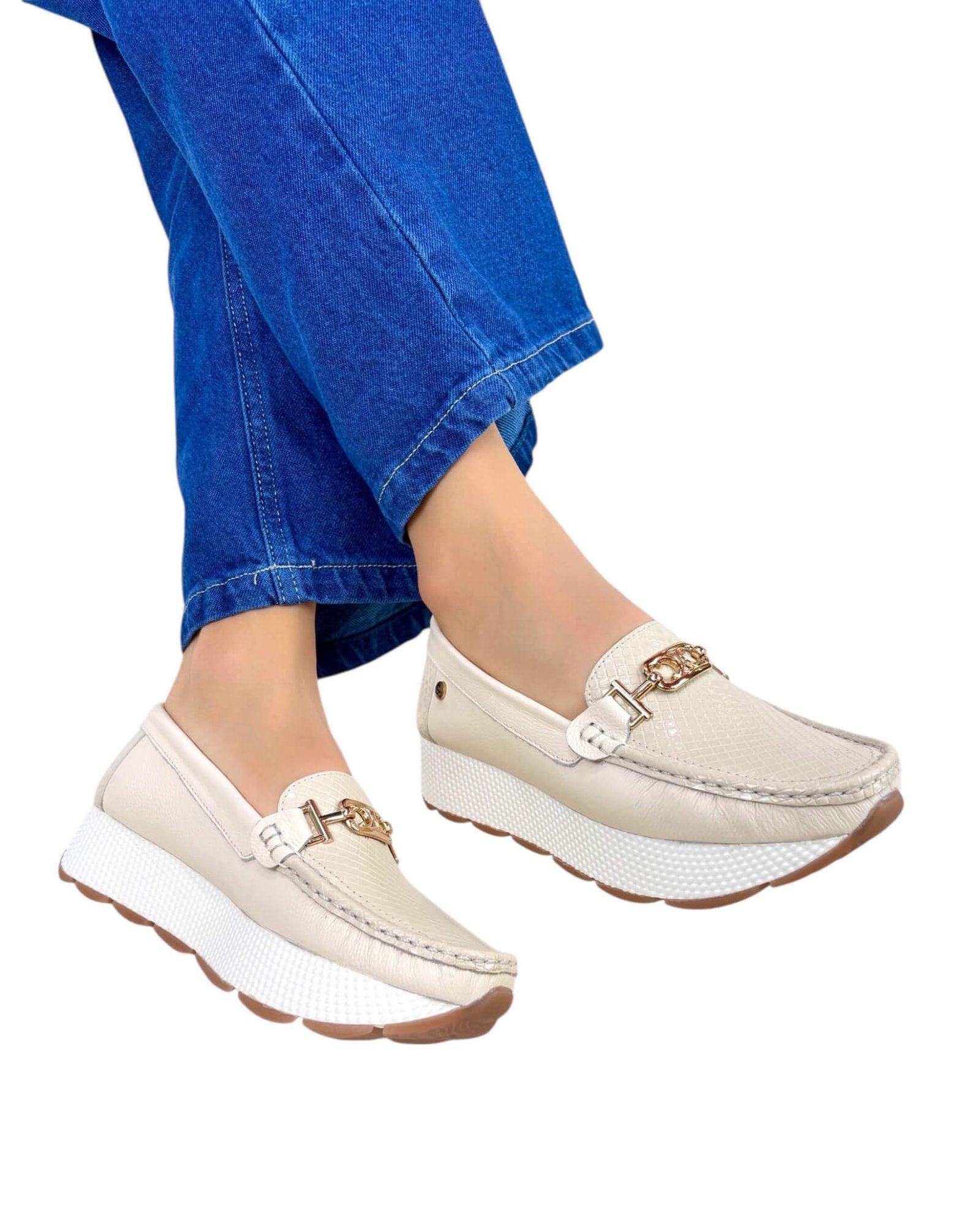 Mocasin Verona Beige T058
