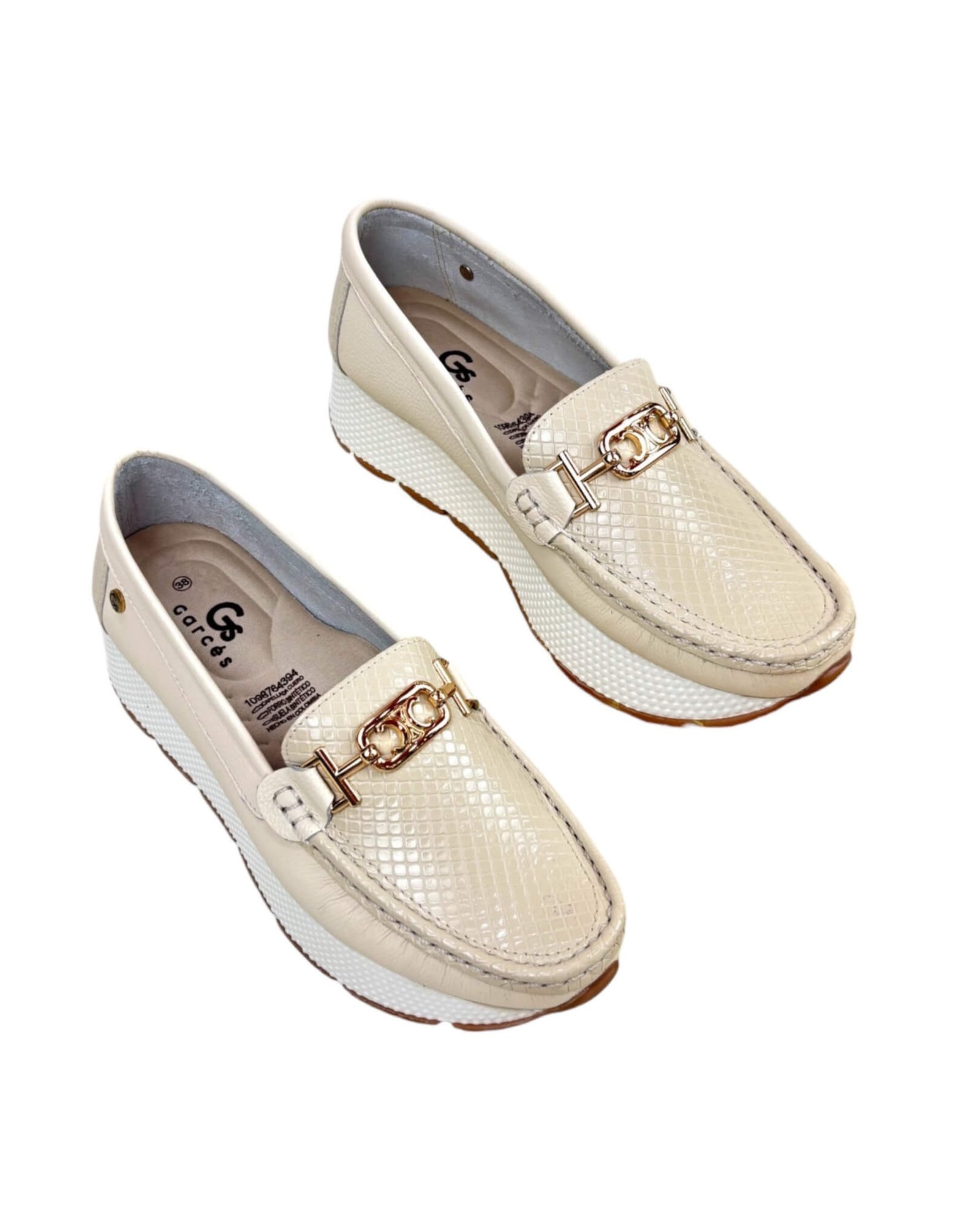 Mocasin Verona Beige T058 - Image 2