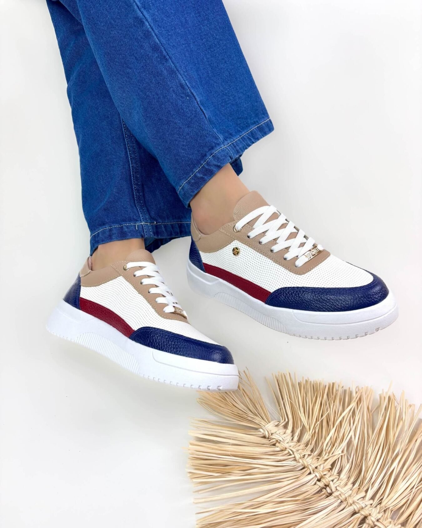 Deportivo Viena Talco Azul Rojo Tommy