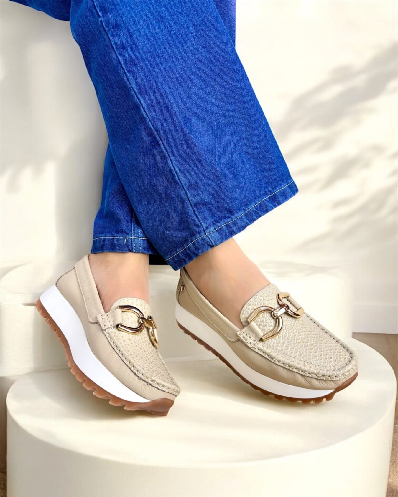 Mocasin Camila Caqui