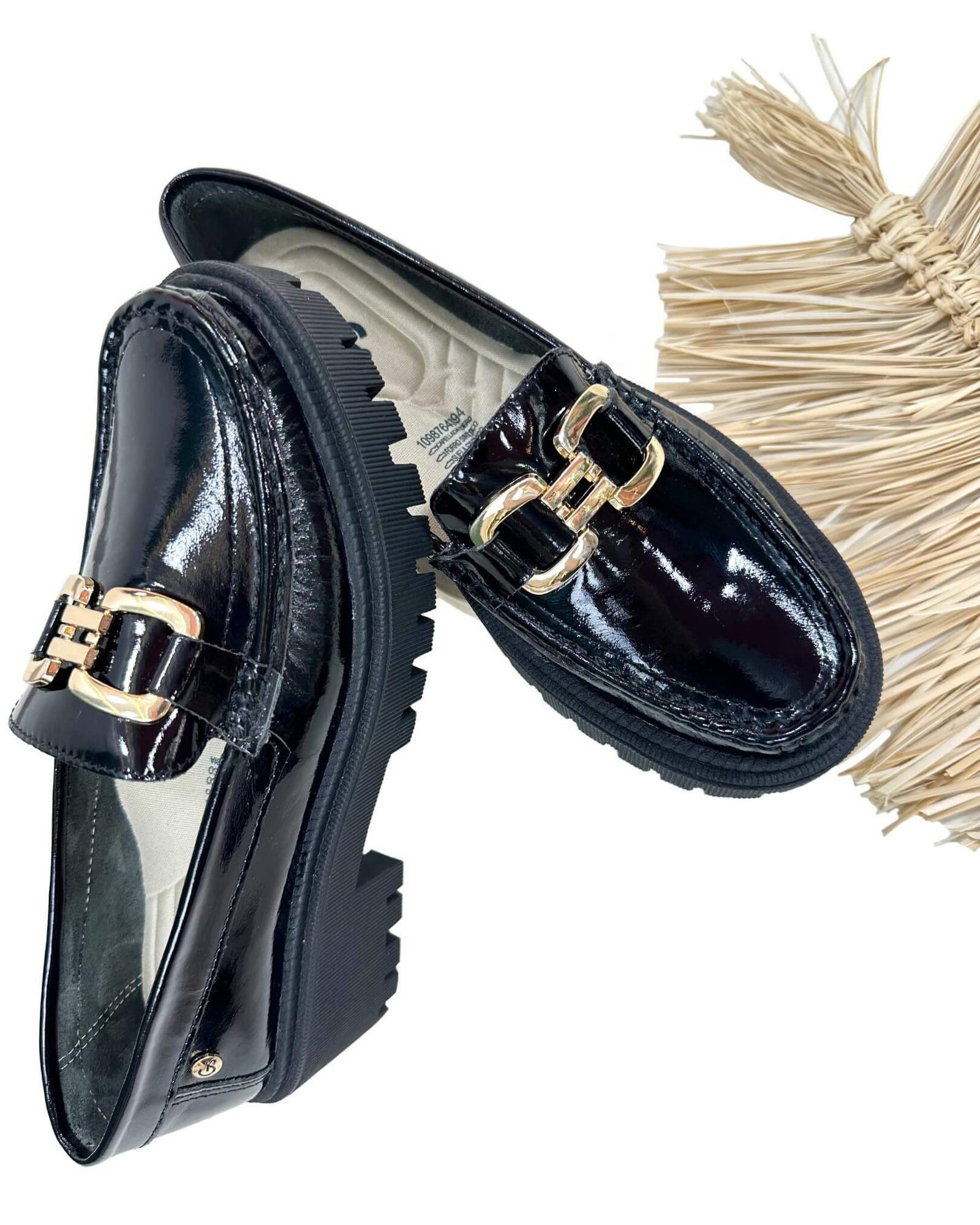 Mocasin Retro Charol Negro - Image 3