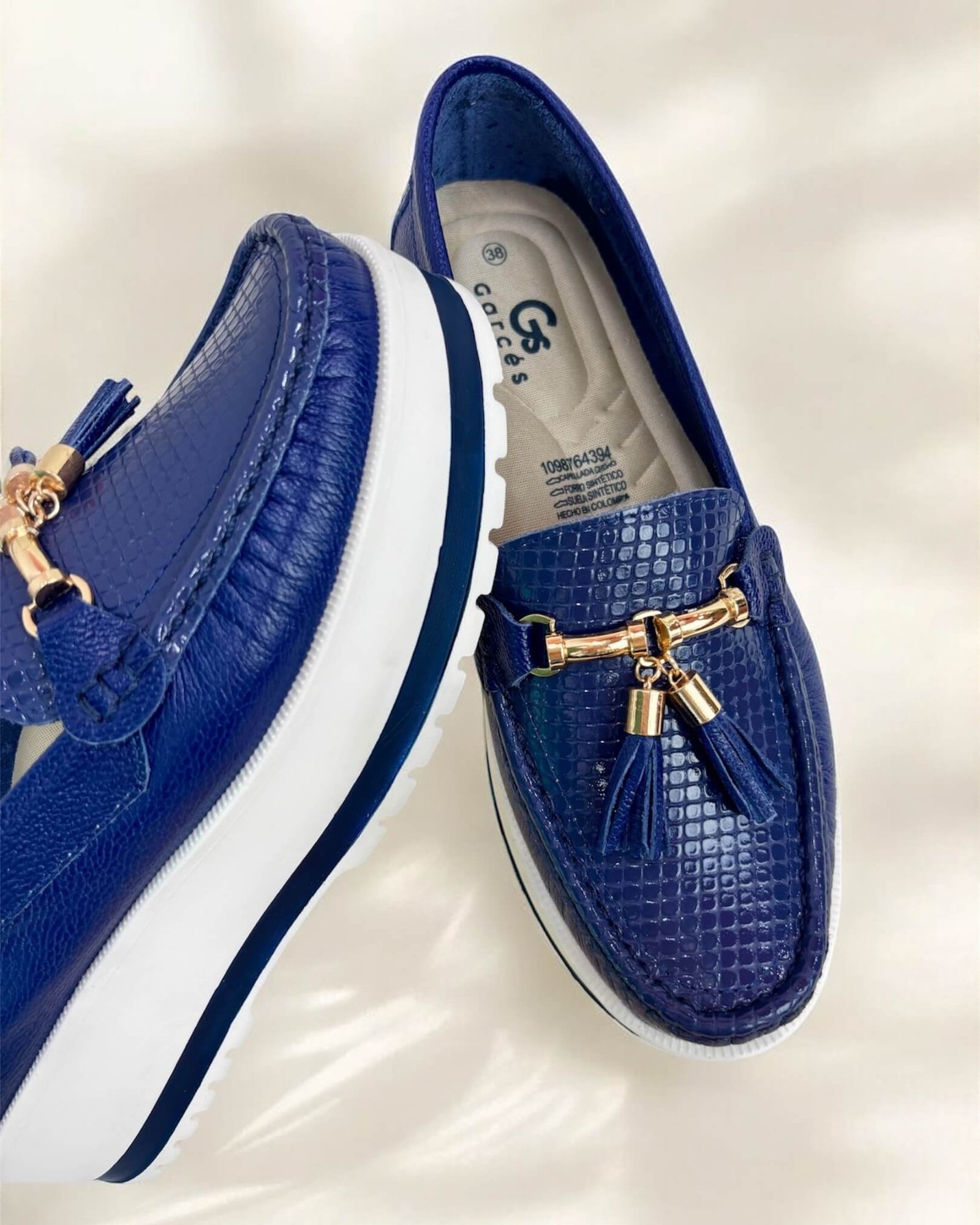 Mocasin Grecia Azul oscuro - Image 3