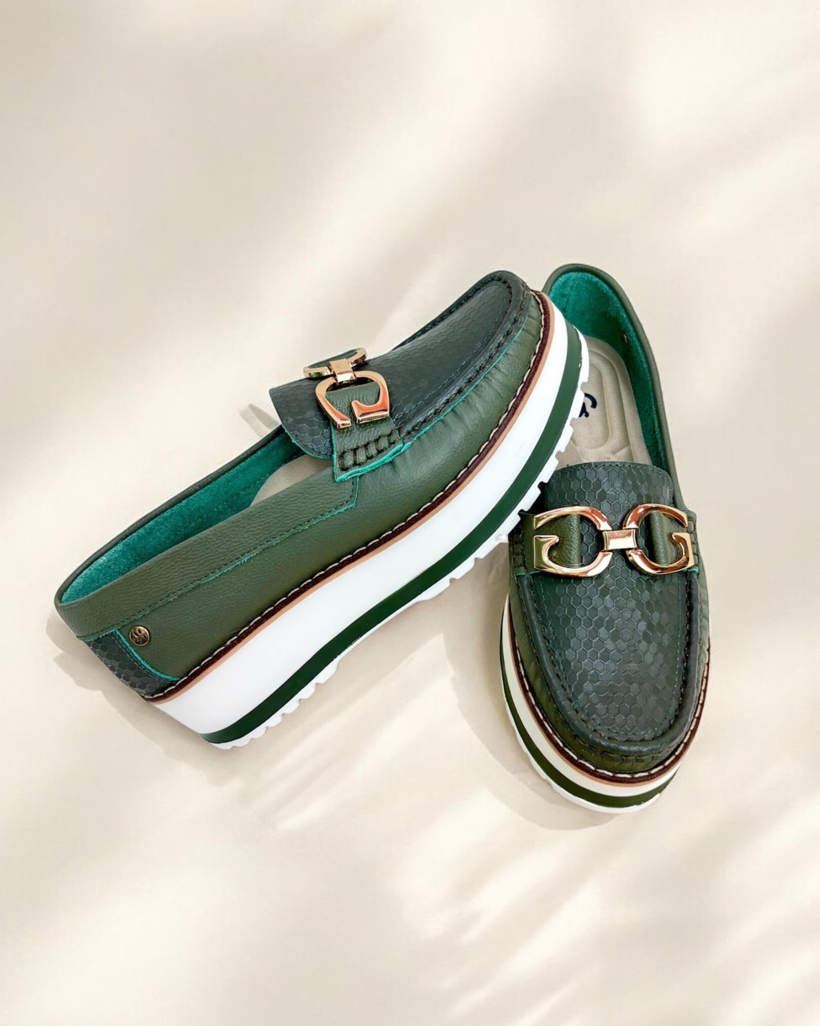 Mocasin Grecia Verde Aceituna - Image 4