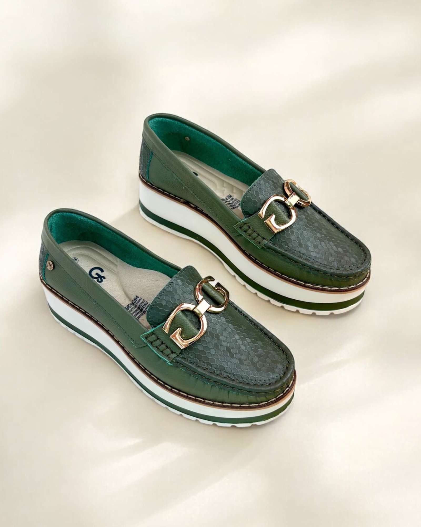 Mocasin Grecia Verde Aceituna - Image 2