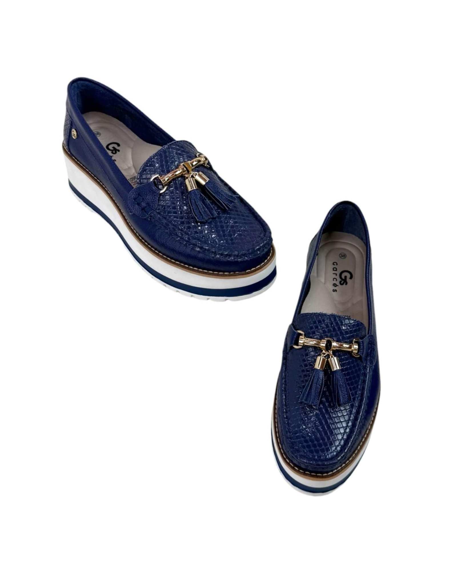Mocasin Grecia Azul Oscuro - Image 4