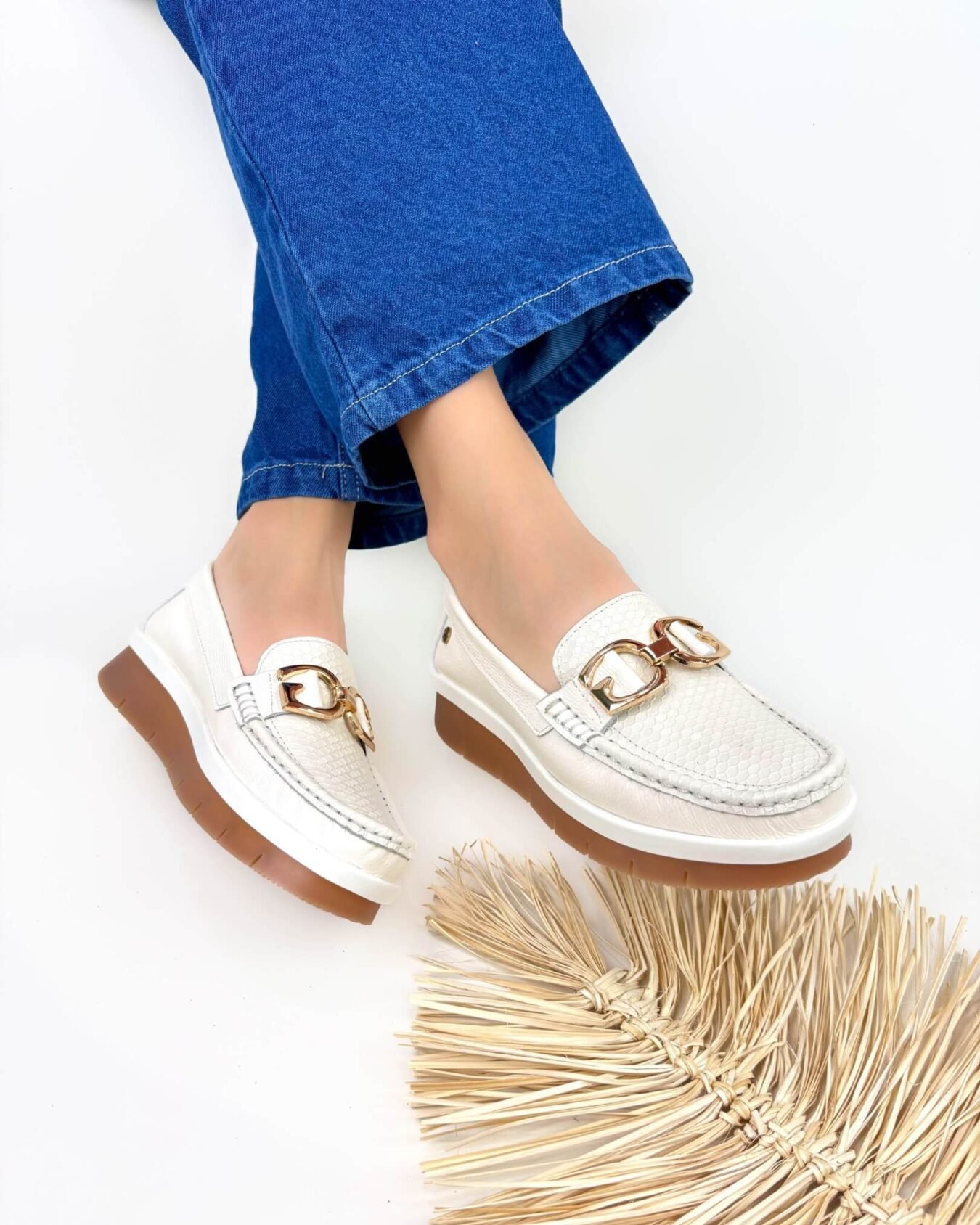 Mocasin Angie Talco x Diamante