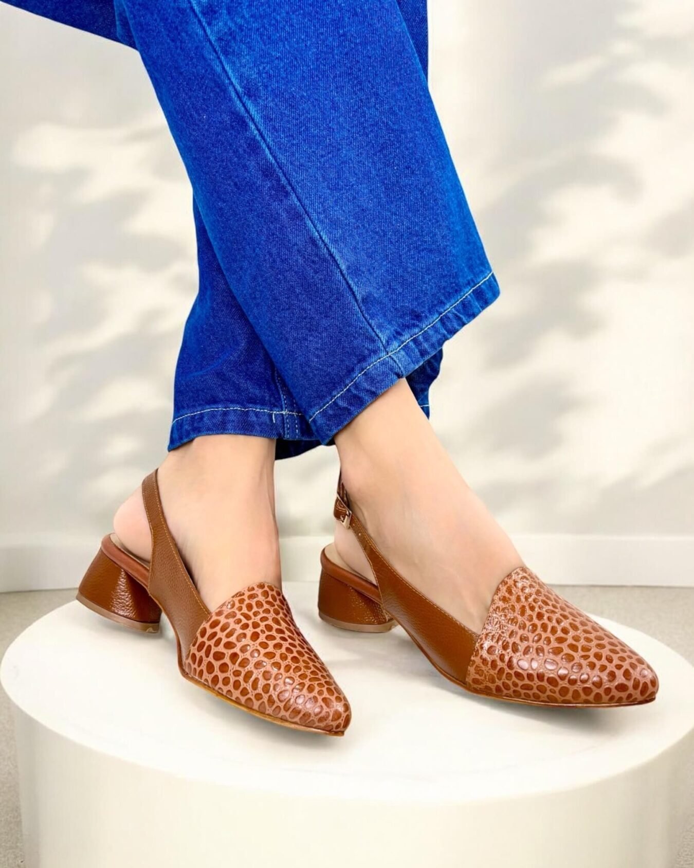 Tacón Victoria Miel x Talipe