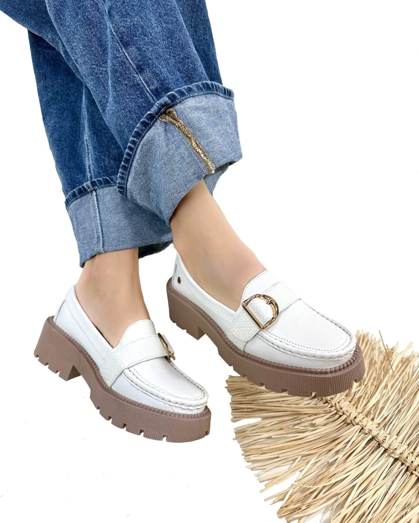 Mocasin Retro Talco Correa