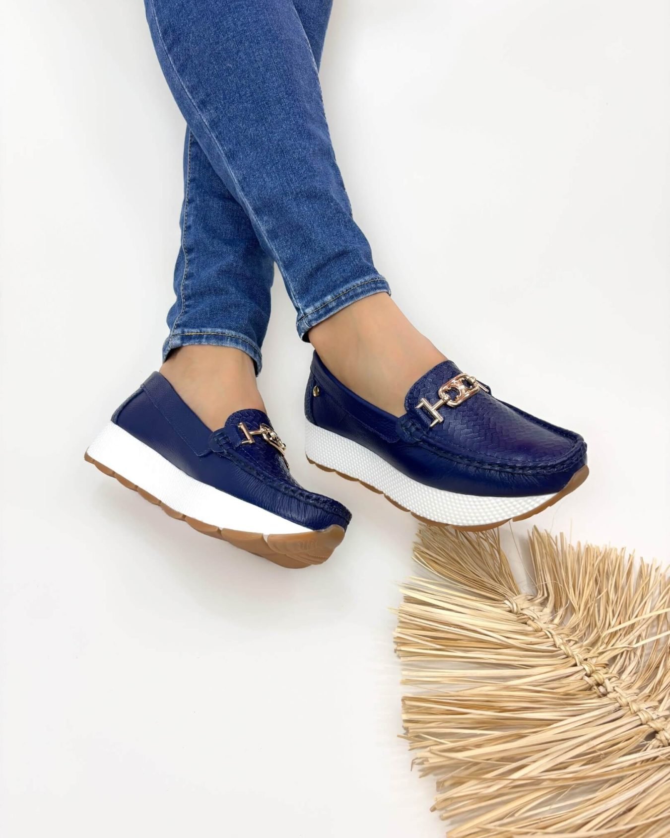 Mocasin Verona Azul