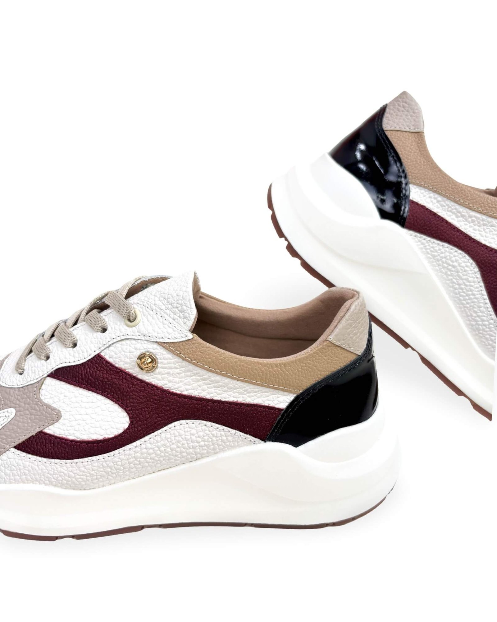 Deportivo Adele Tiza Negro Vinotinto - Image 2