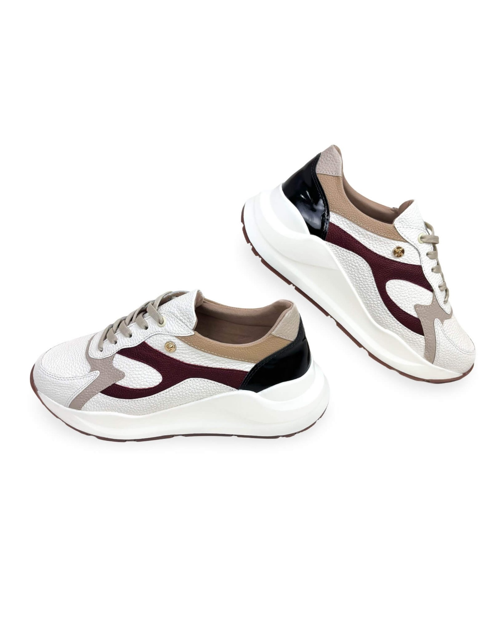 Deportivo Adele Tiza Negro Vinotinto - Image 4