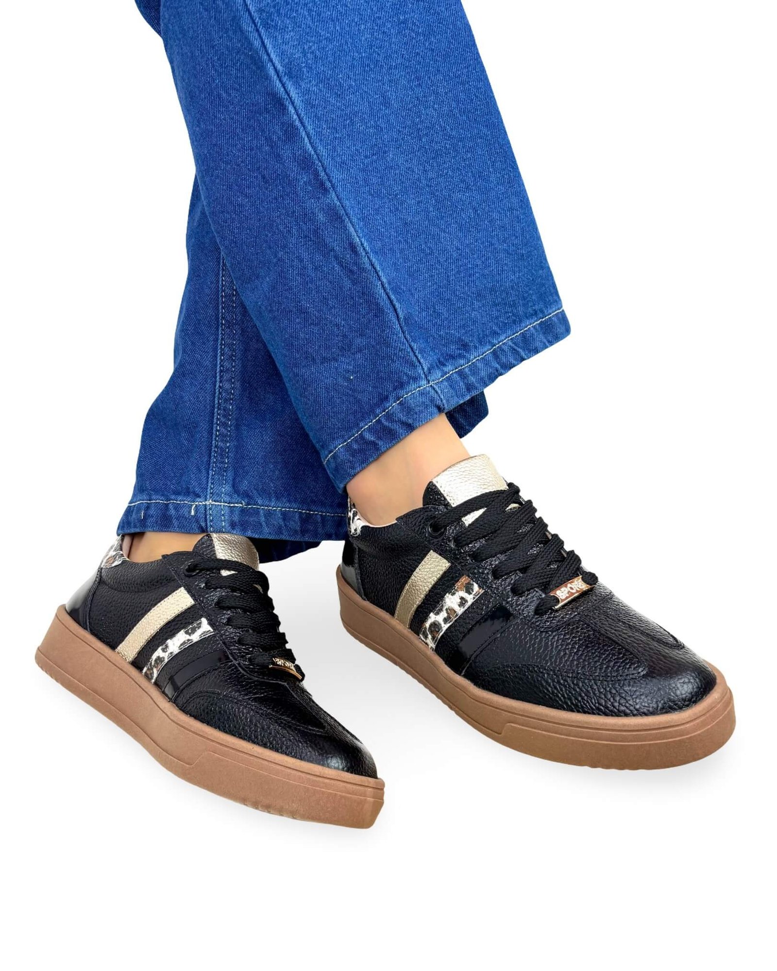 Deportivo Zoe Negro Print