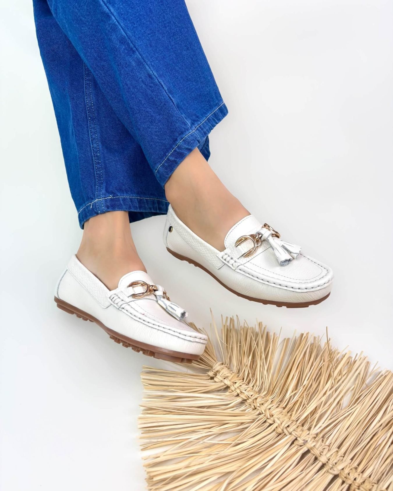 Mocasin Lolita Perla Beige