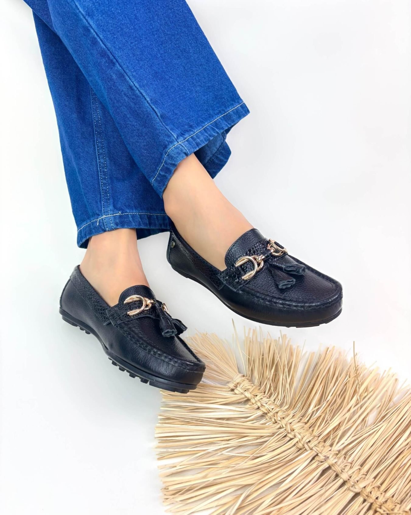 Mocasin Lolita Perla Negro