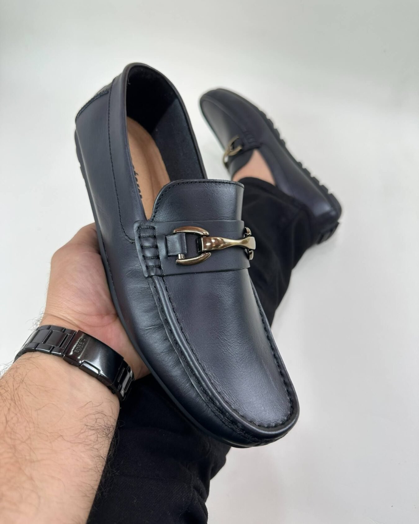 Mocasin Hombre Milan Negro