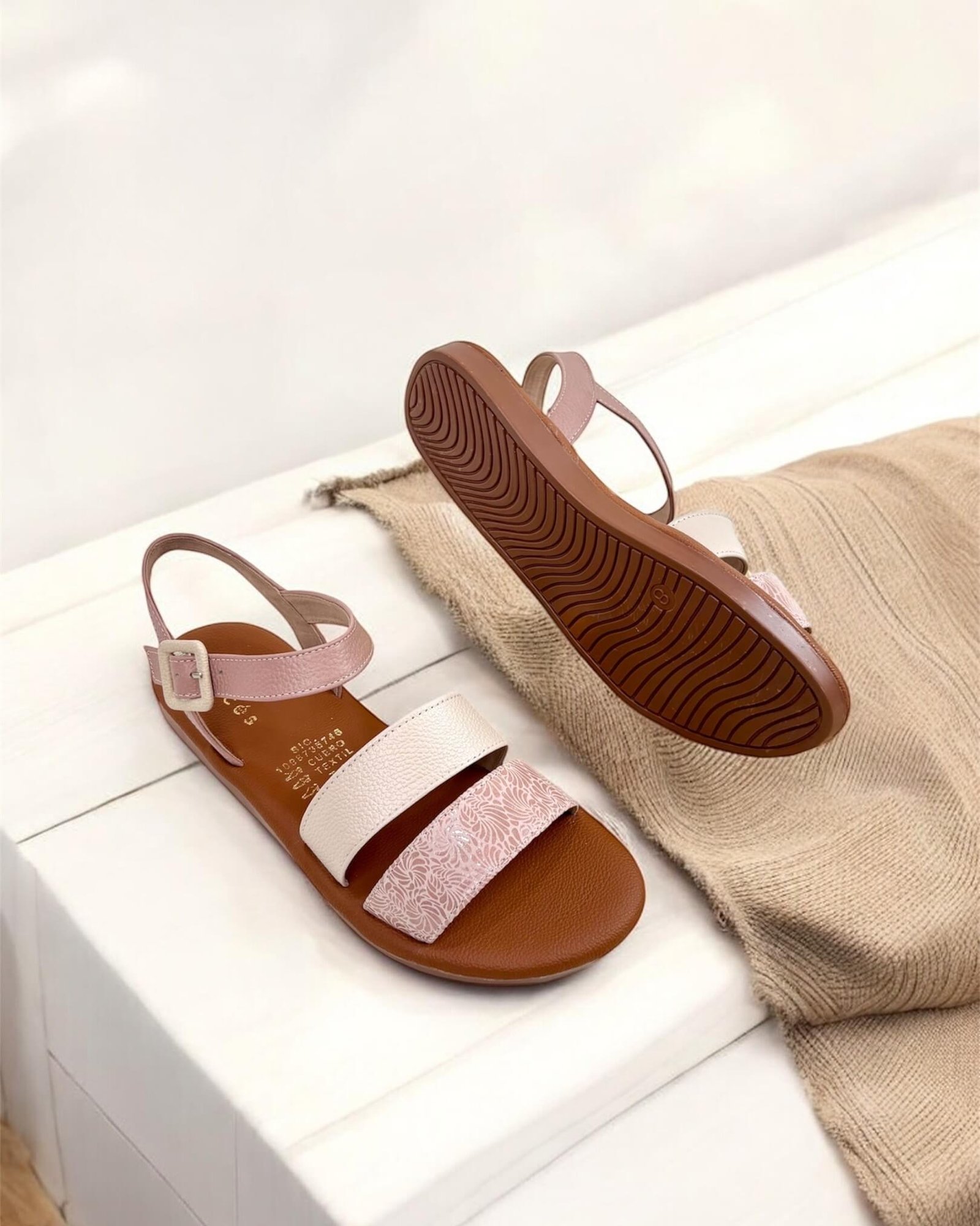 Sandalia Alexa Nude Hielo Correa - Image 4