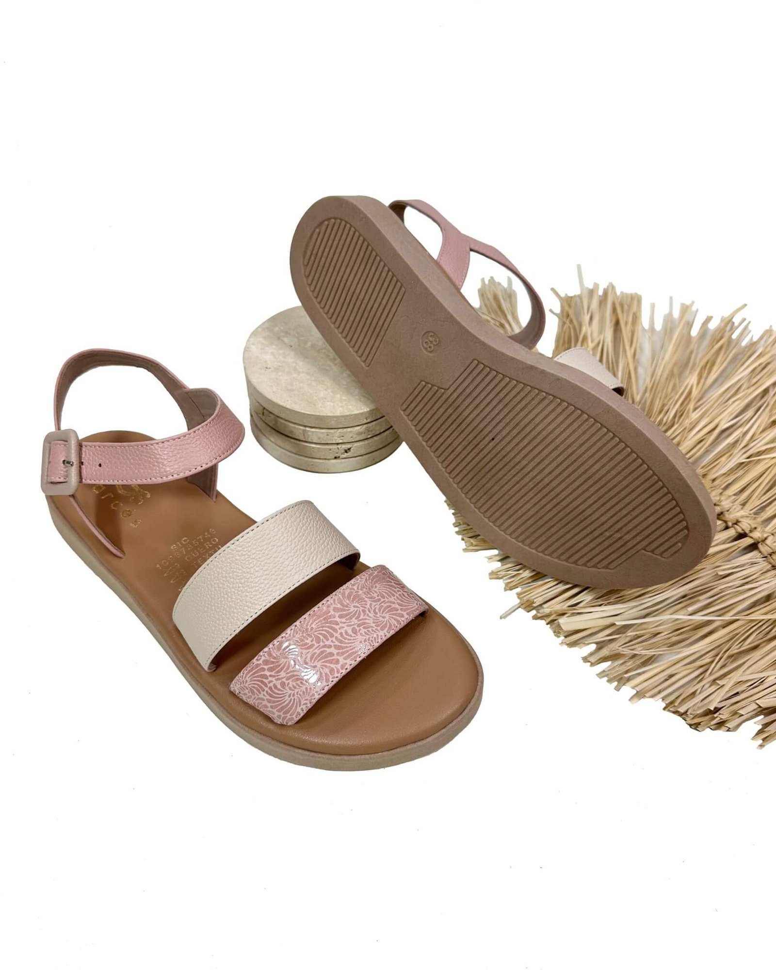 Sandalia Alexa Nude Hielo Correa - Image 3