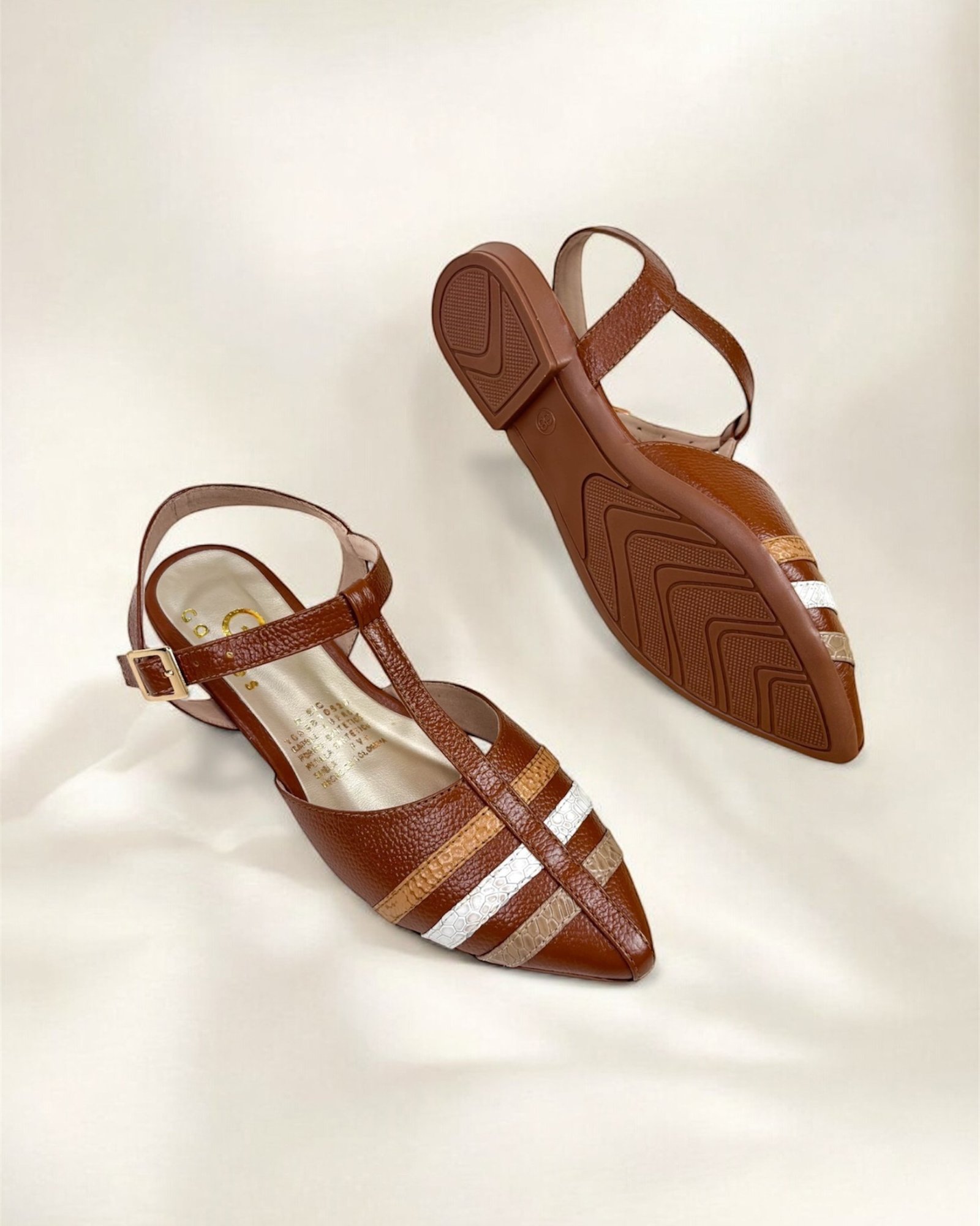 Baleta Violetta Miel Combinada - Image 2