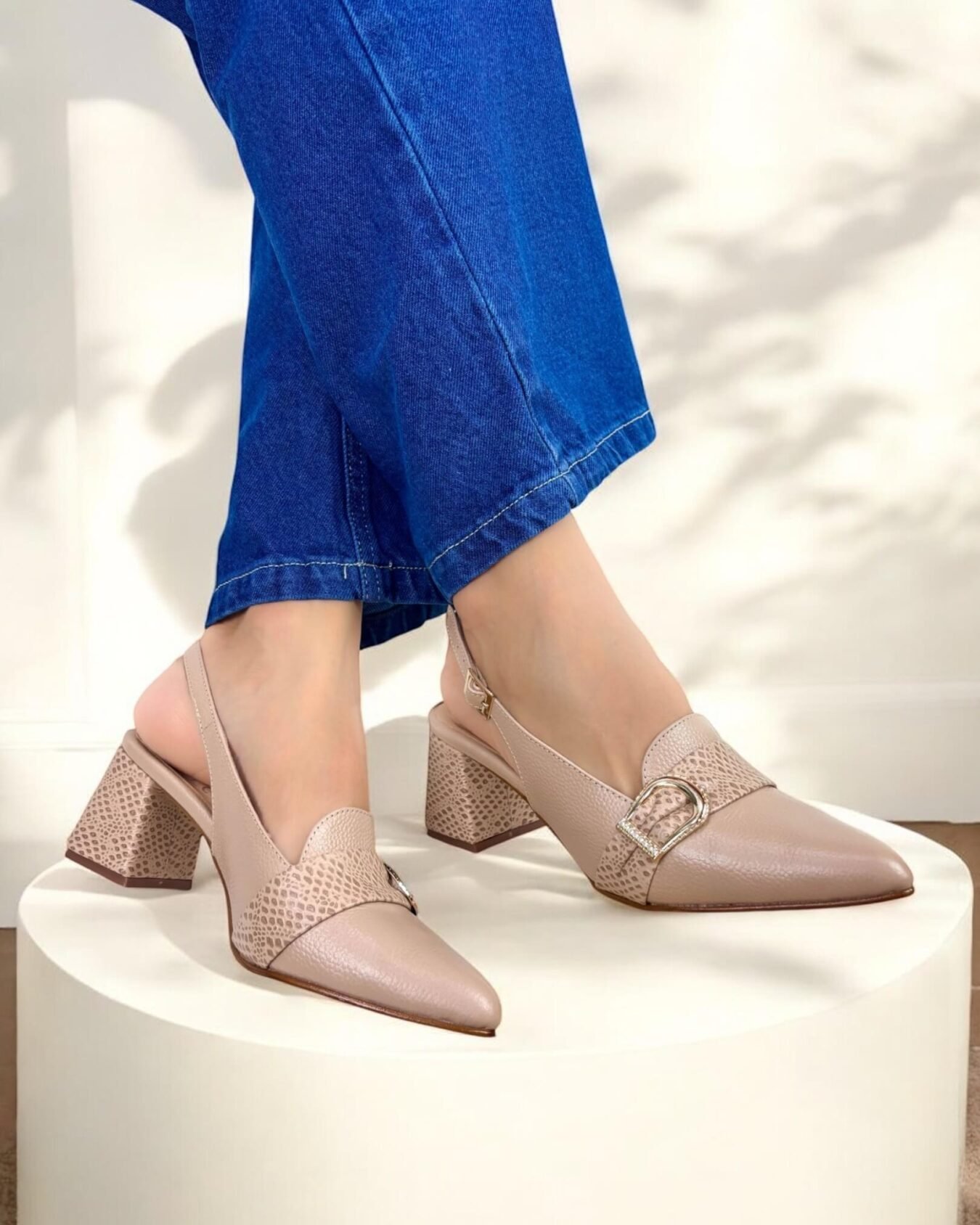 Tacón Belinda Capuchino