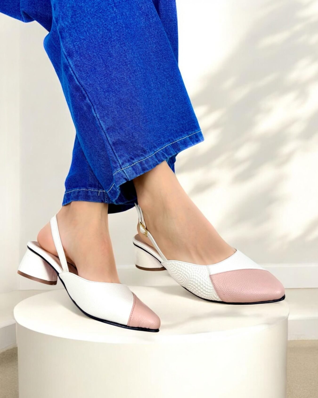 Tacón Canela Talco Nude