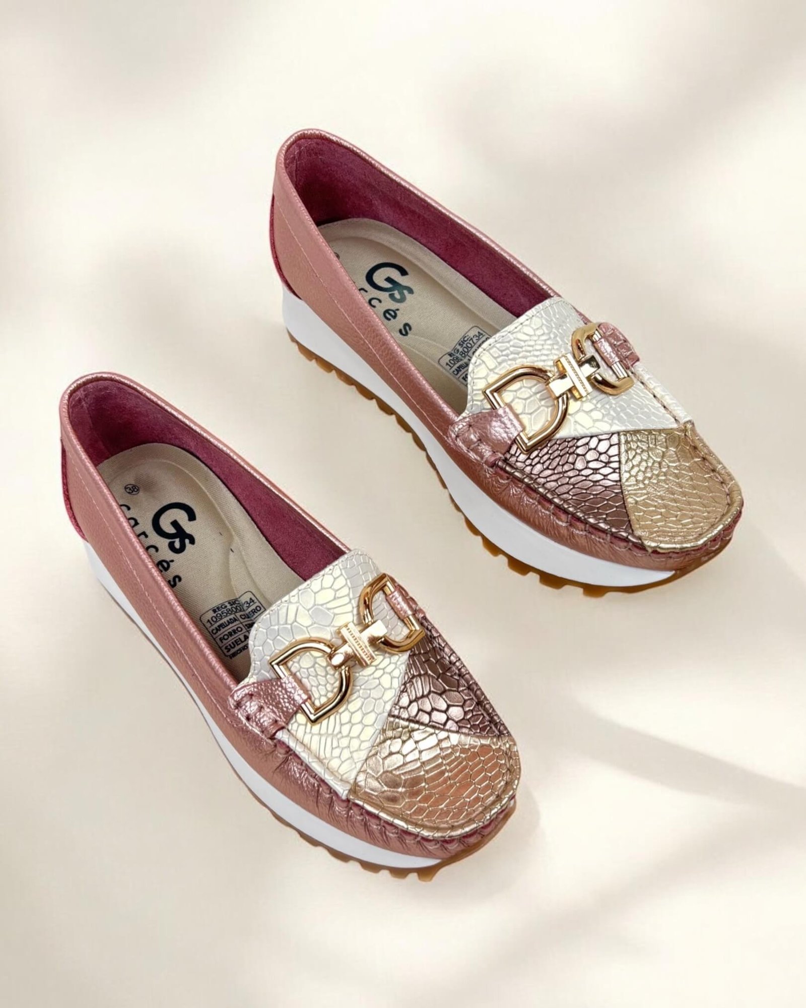 Mocasin London Oro Rosa - Image 2