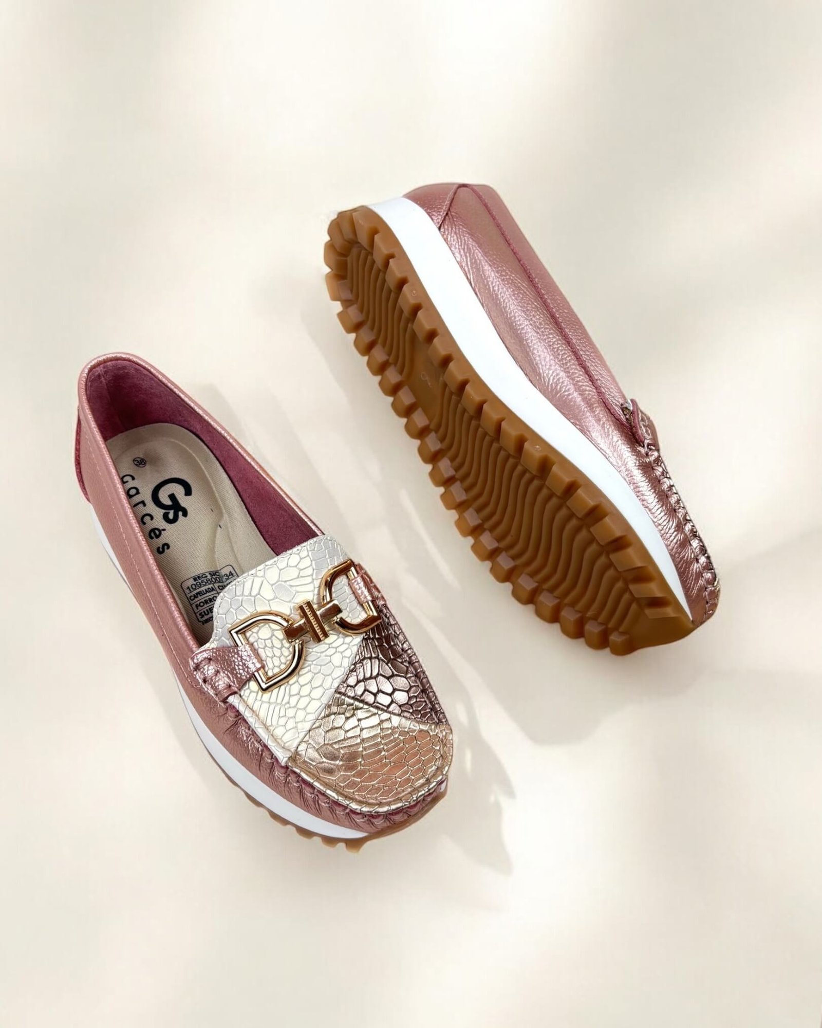 Mocasin London Oro Rosa - Image 4