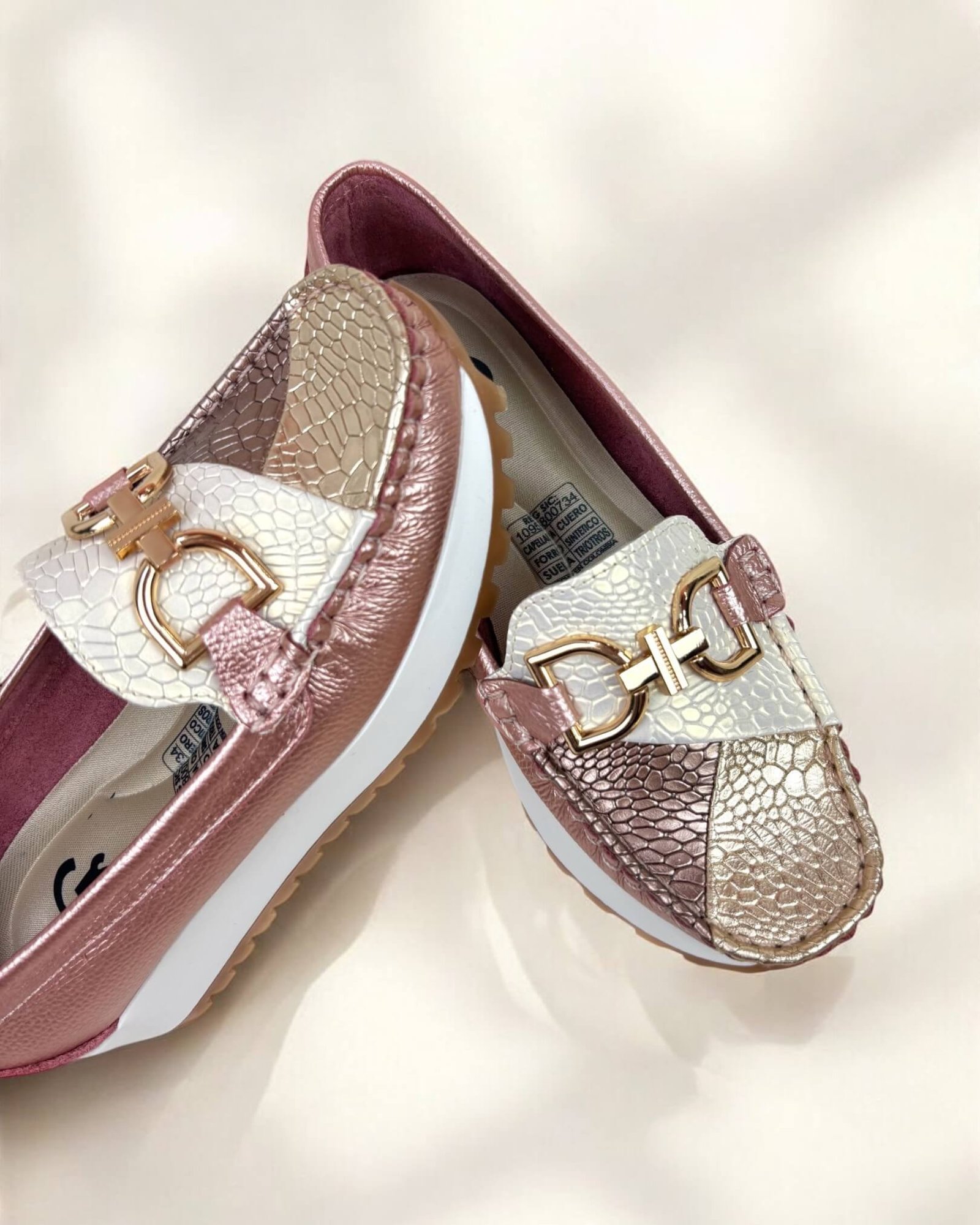 Mocasin London Oro Rosa - Image 3