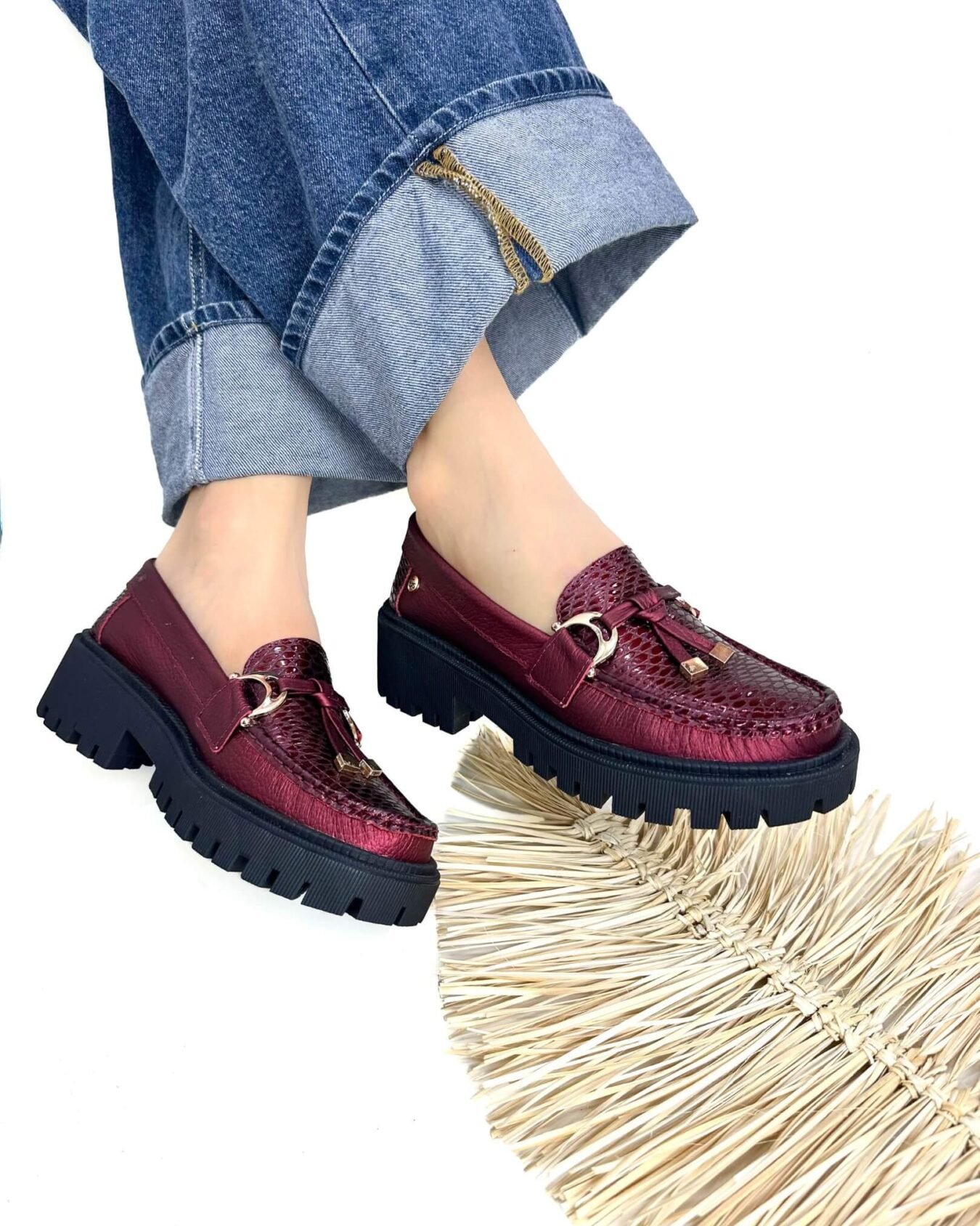 Mocasin Retro Vinotinto