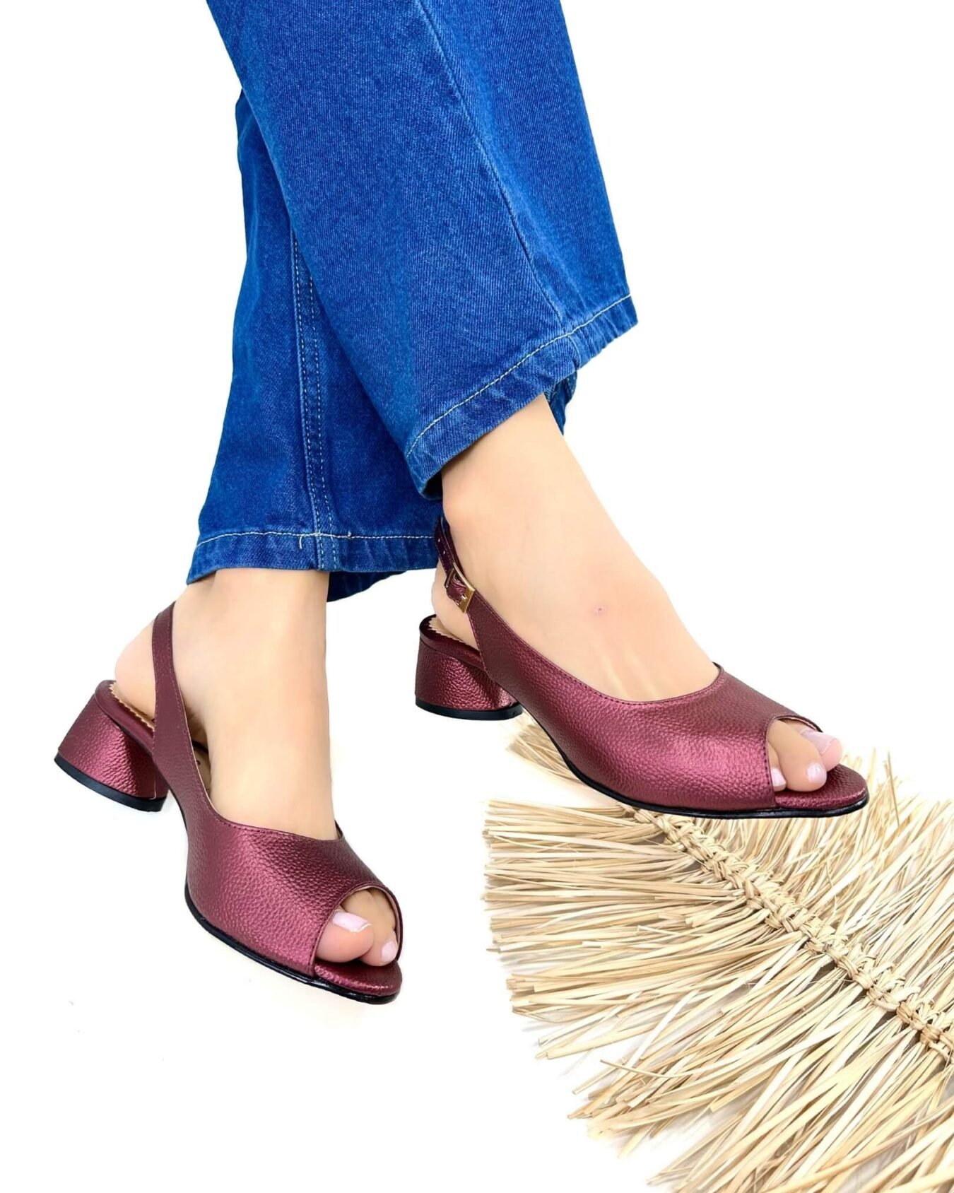 Tacón Abril Vinotinto