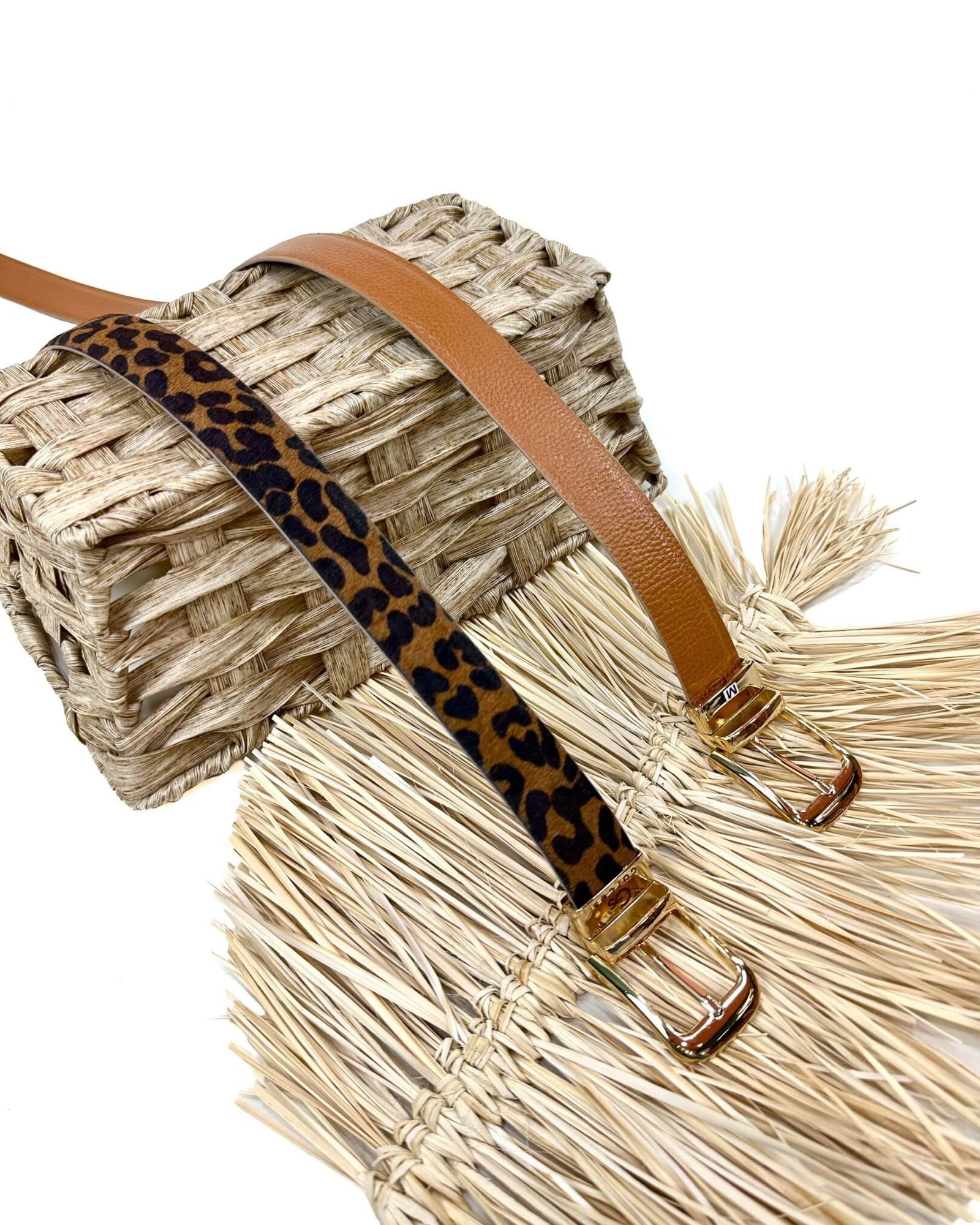 CORREA DAMA DOBLE FAZ MIEL PRINT