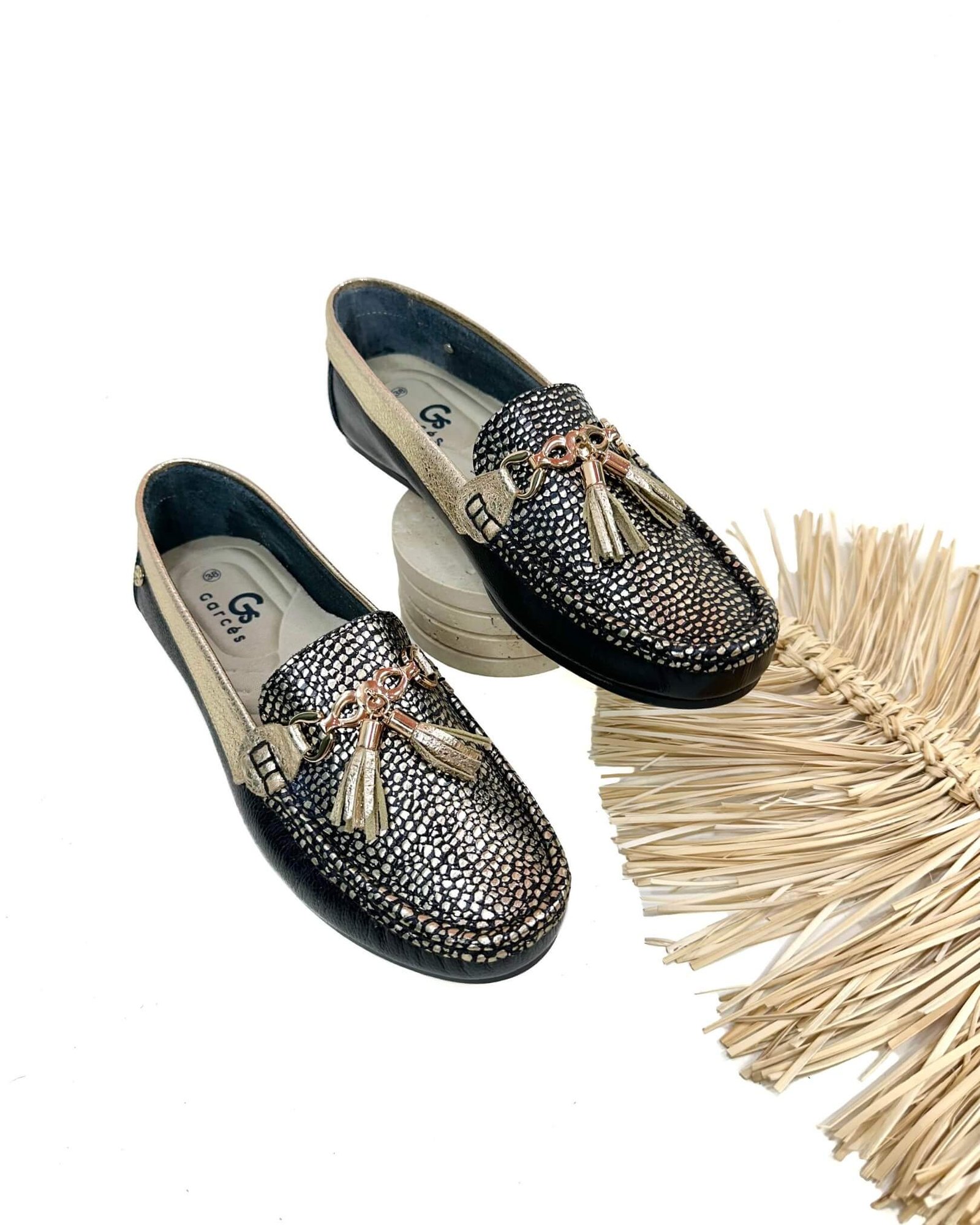 Mocasin Lolita Negro Folia Tamia - Image 3