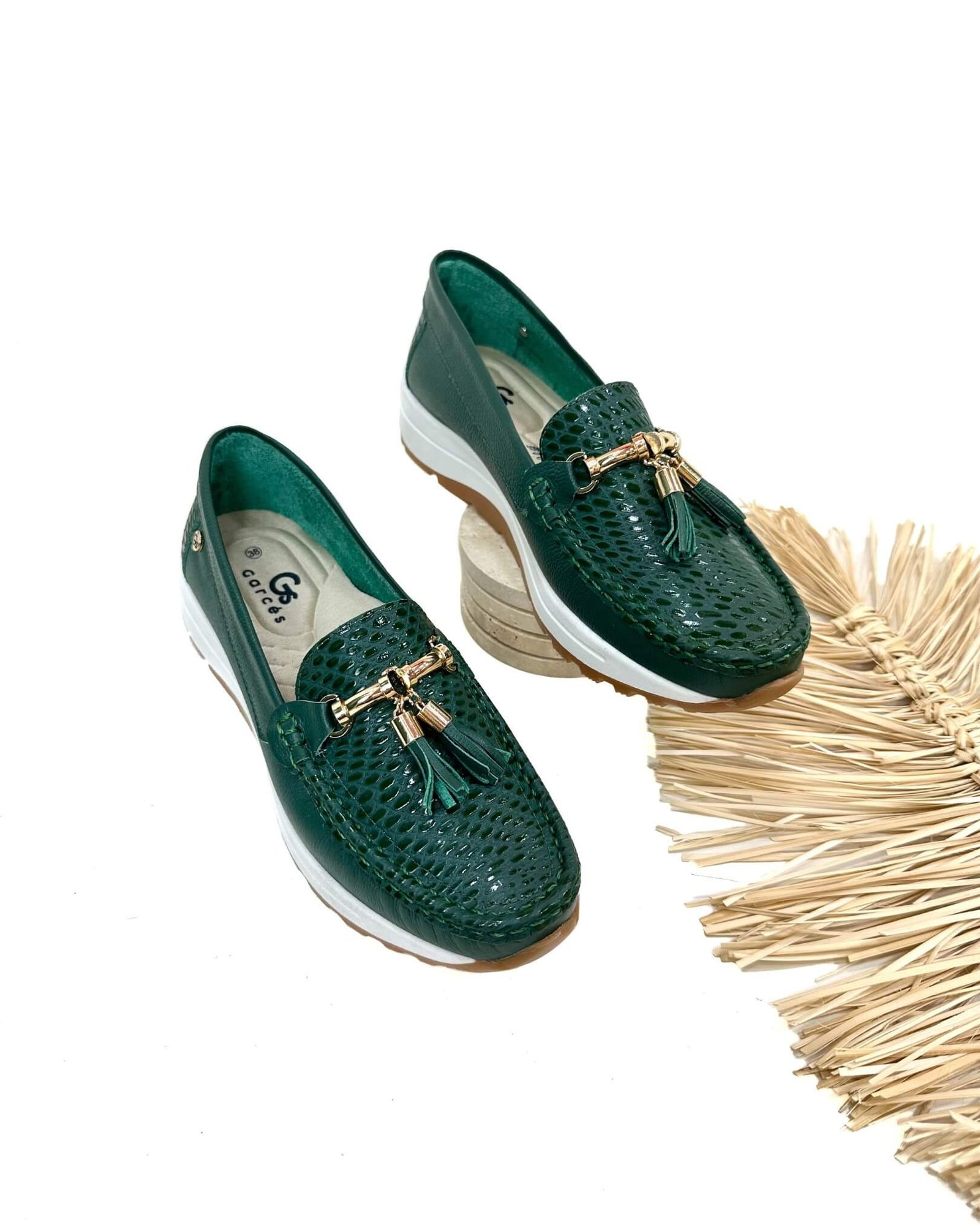 Mocasin Antonella Verde Pino - Image 3