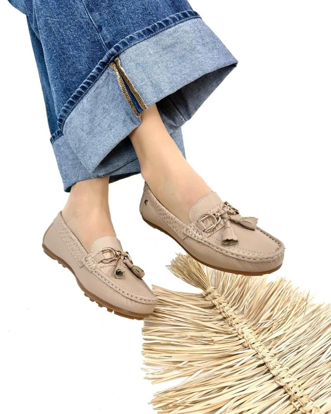 Mocasin Lolita Perla Capuchino