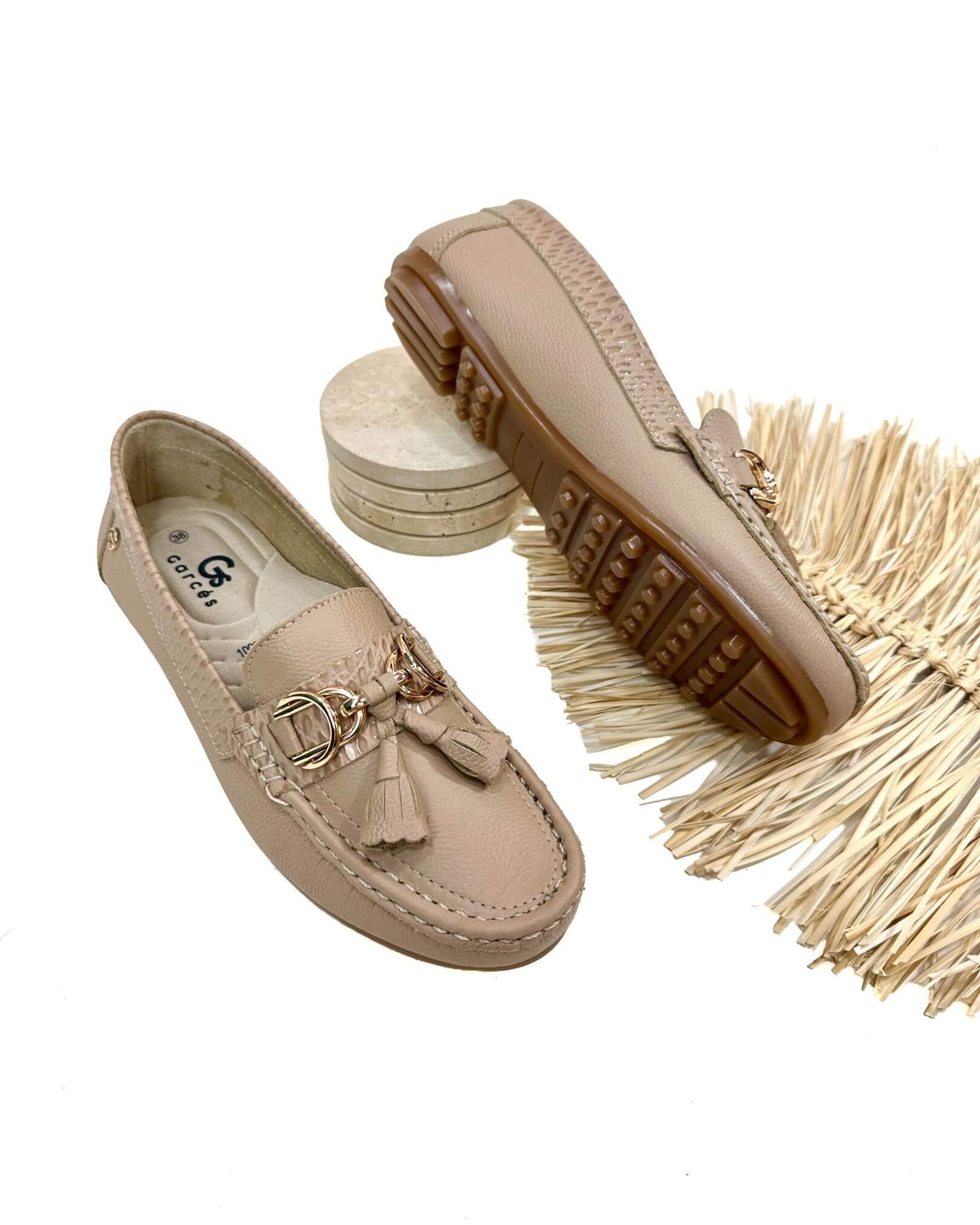 Mocasin Lolita Perla Capuchino - Image 4