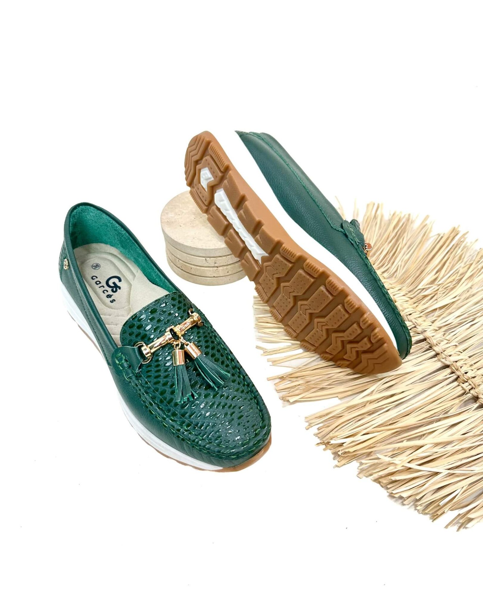 Mocasin Antonella Verde Pino - Image 4