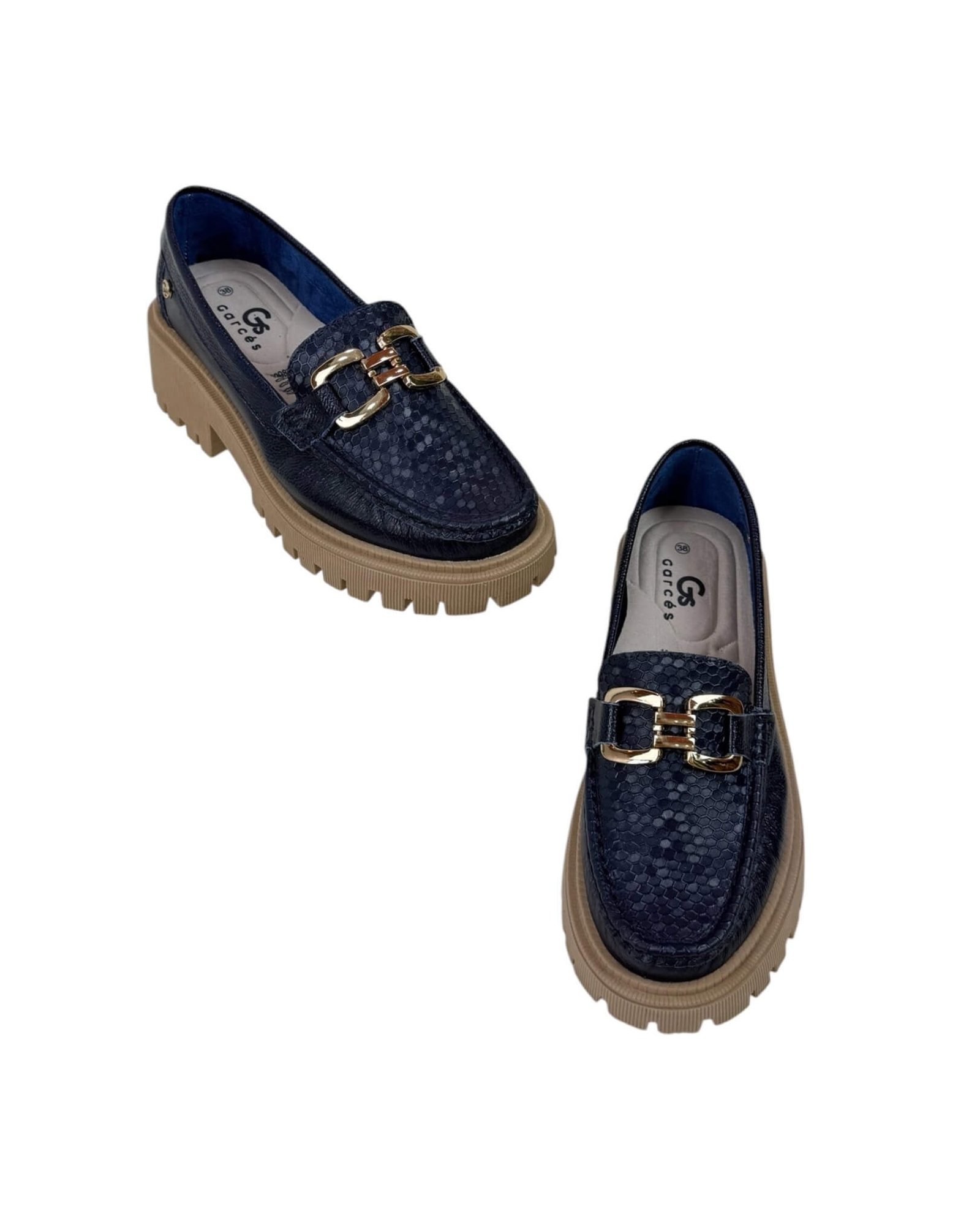 Mocasin Retro Azul Oscuro - Image 4