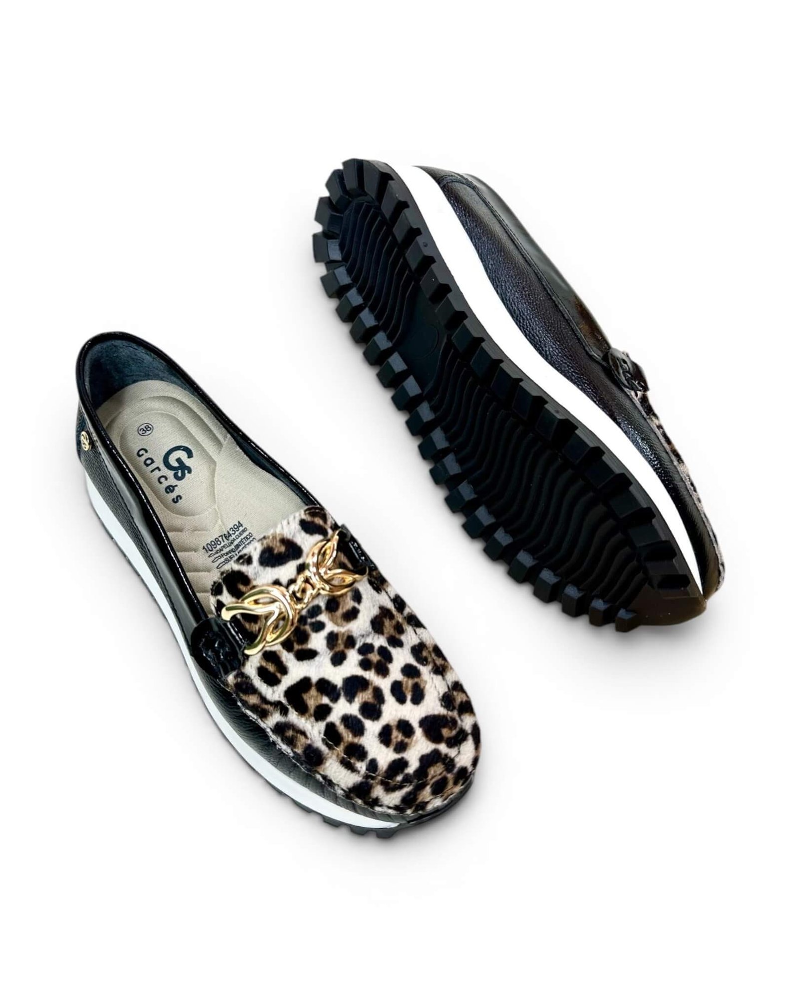 Mocasin Camila Negro Print - Image 4