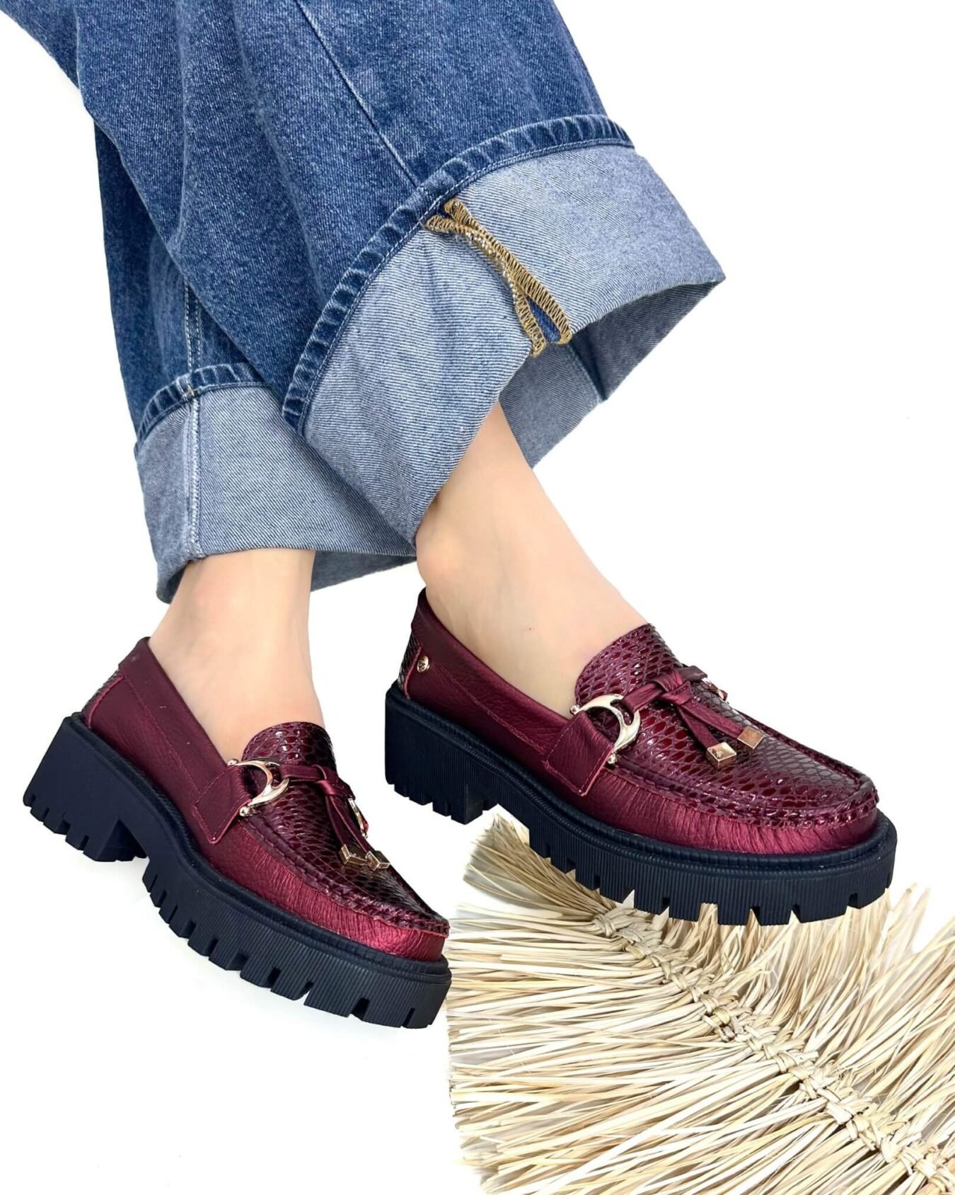 Mocasin Retro Vinotinto