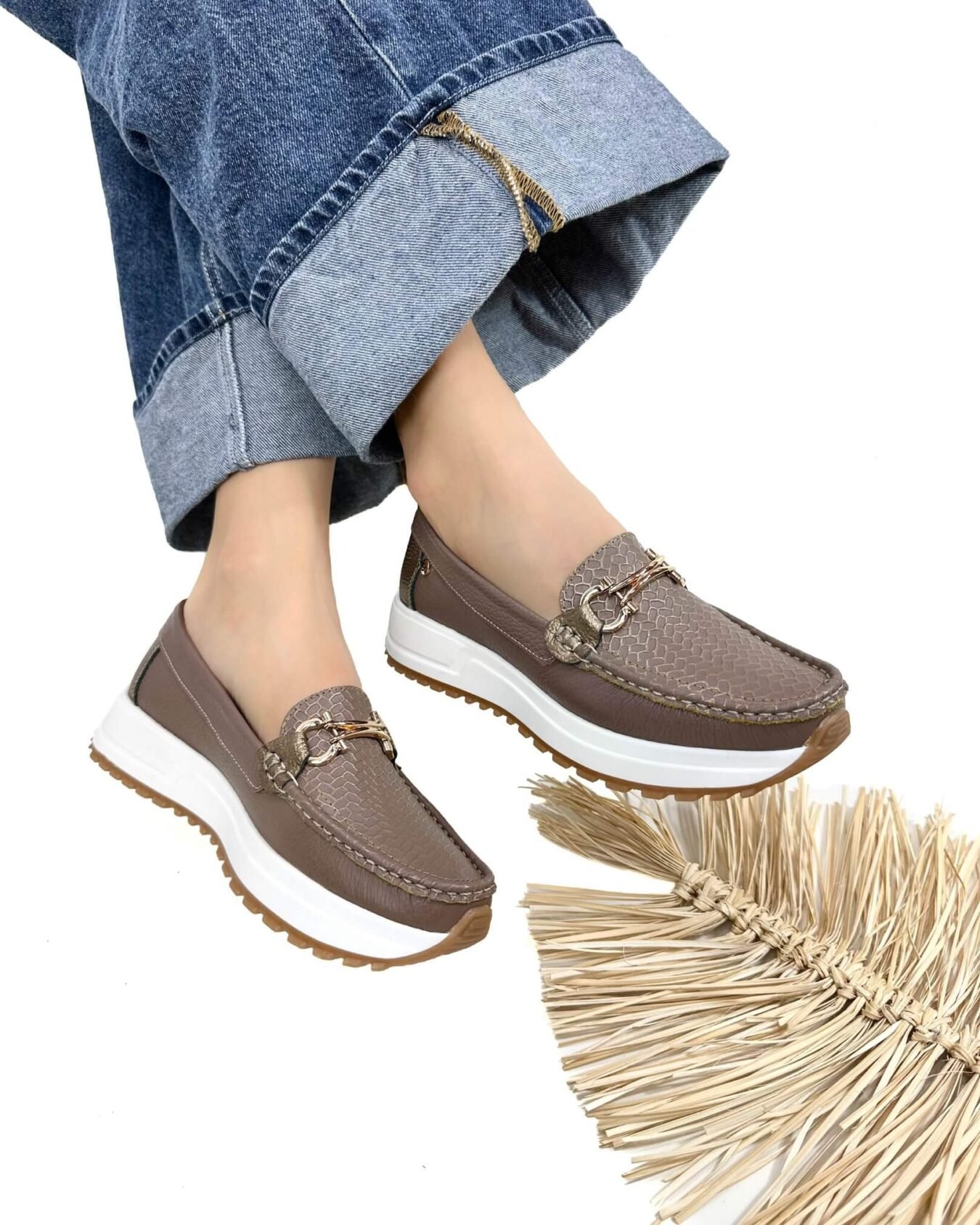 Mocasin Madona Moca Bronce