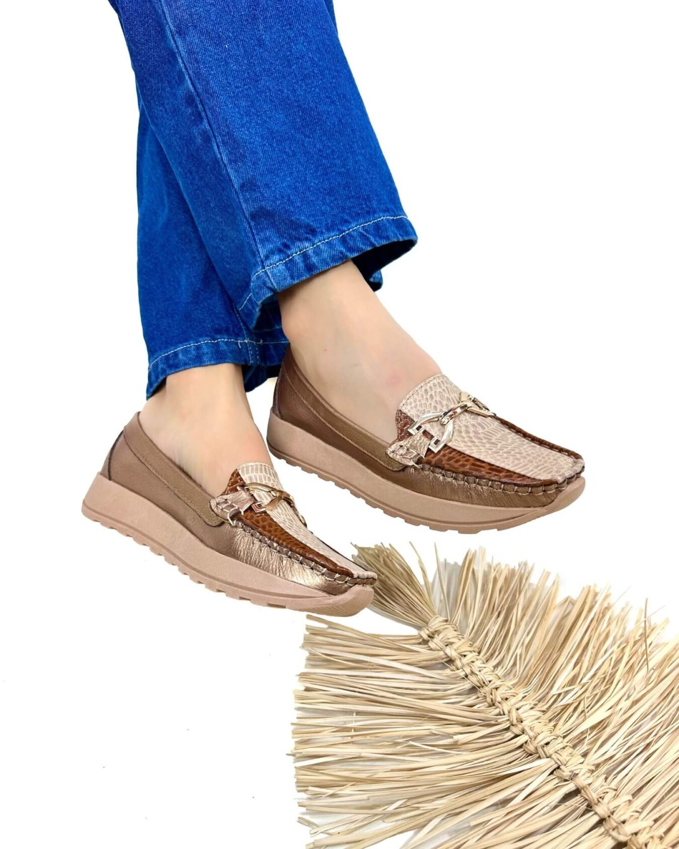 Mocasin Madrid Ocre Tonos Tierras