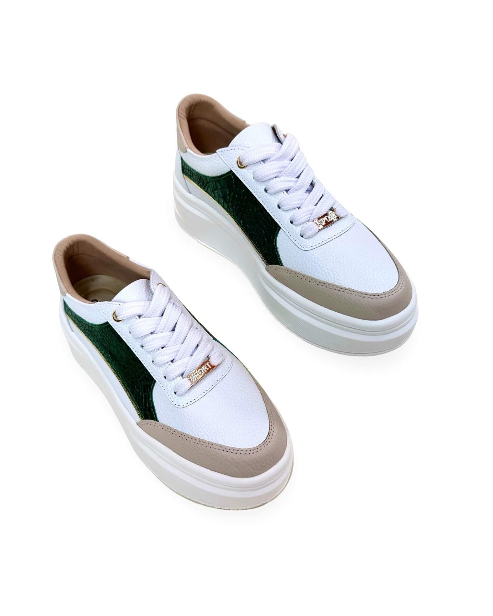 Deportivo Alondra Blanco Verde - Image 2